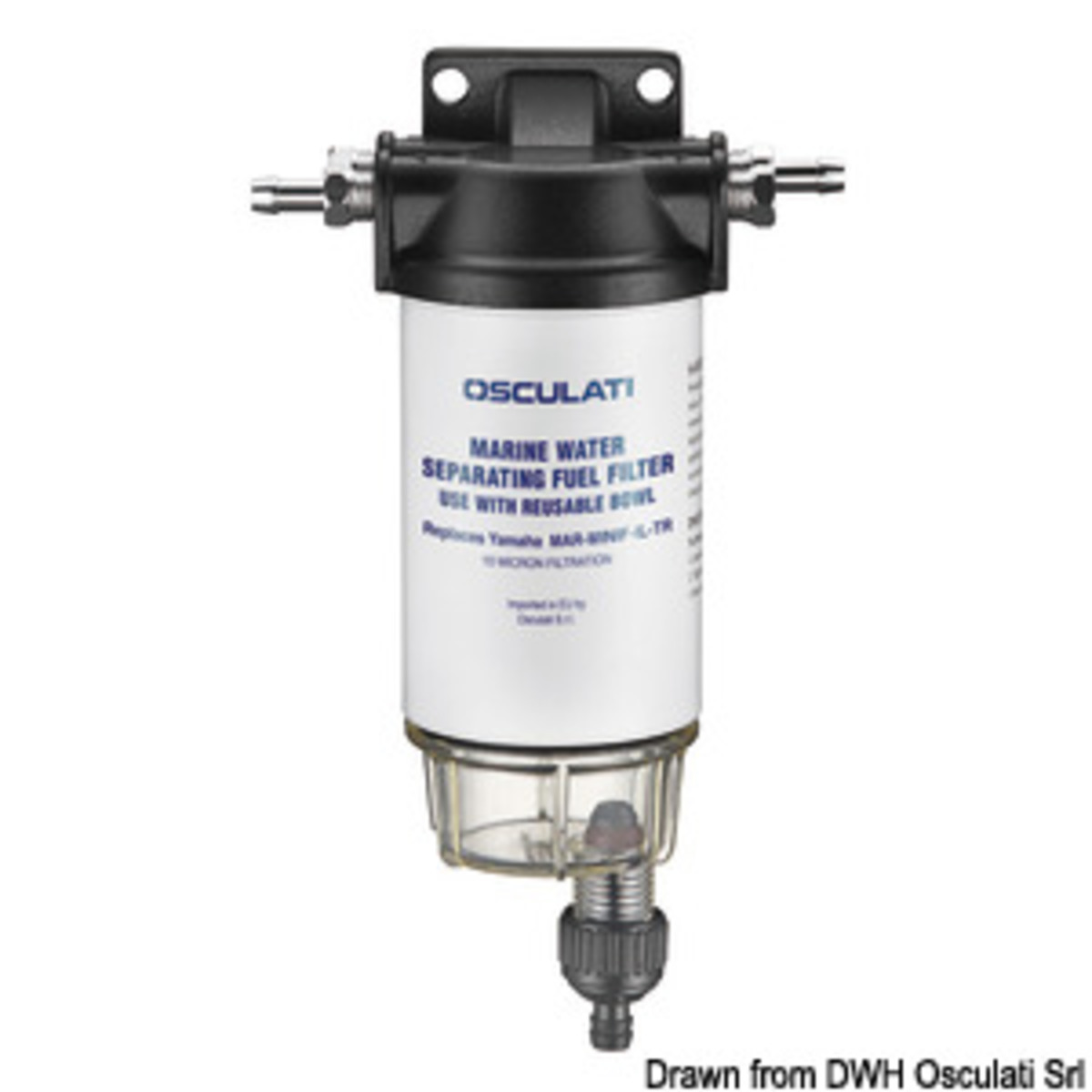 Osculati Petrol Filter + Water/fuel Separator - Petrol filter + water/fuel separator 200-406 l/h