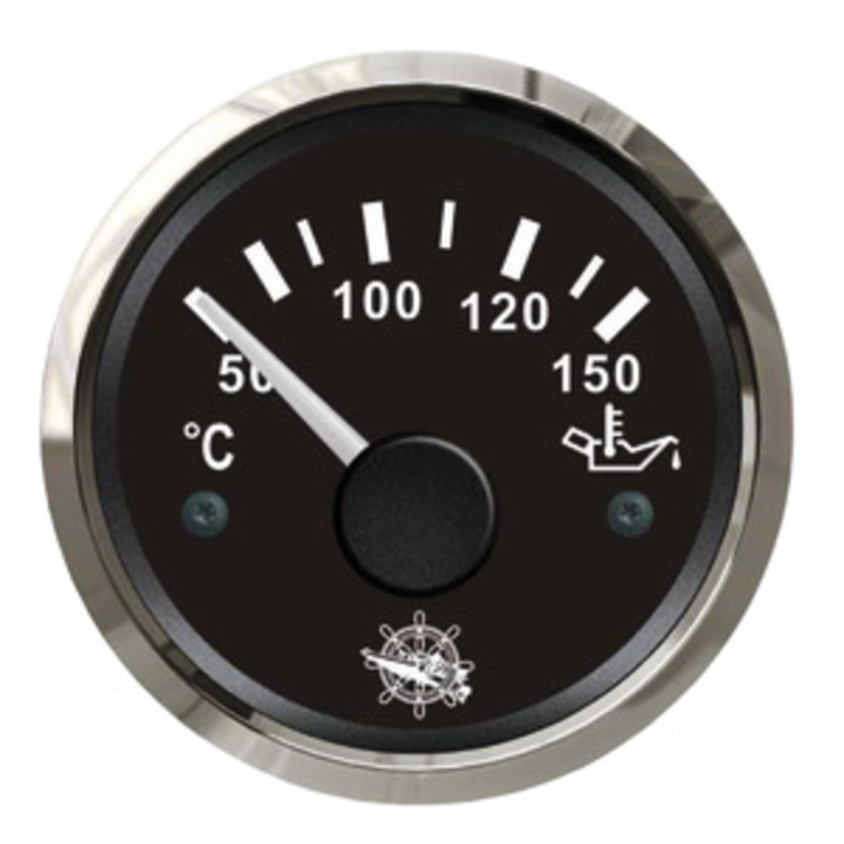 Indicador de temperatura del aceite besado - Indicador de temperatura del aceite 50/150° negro/brillante