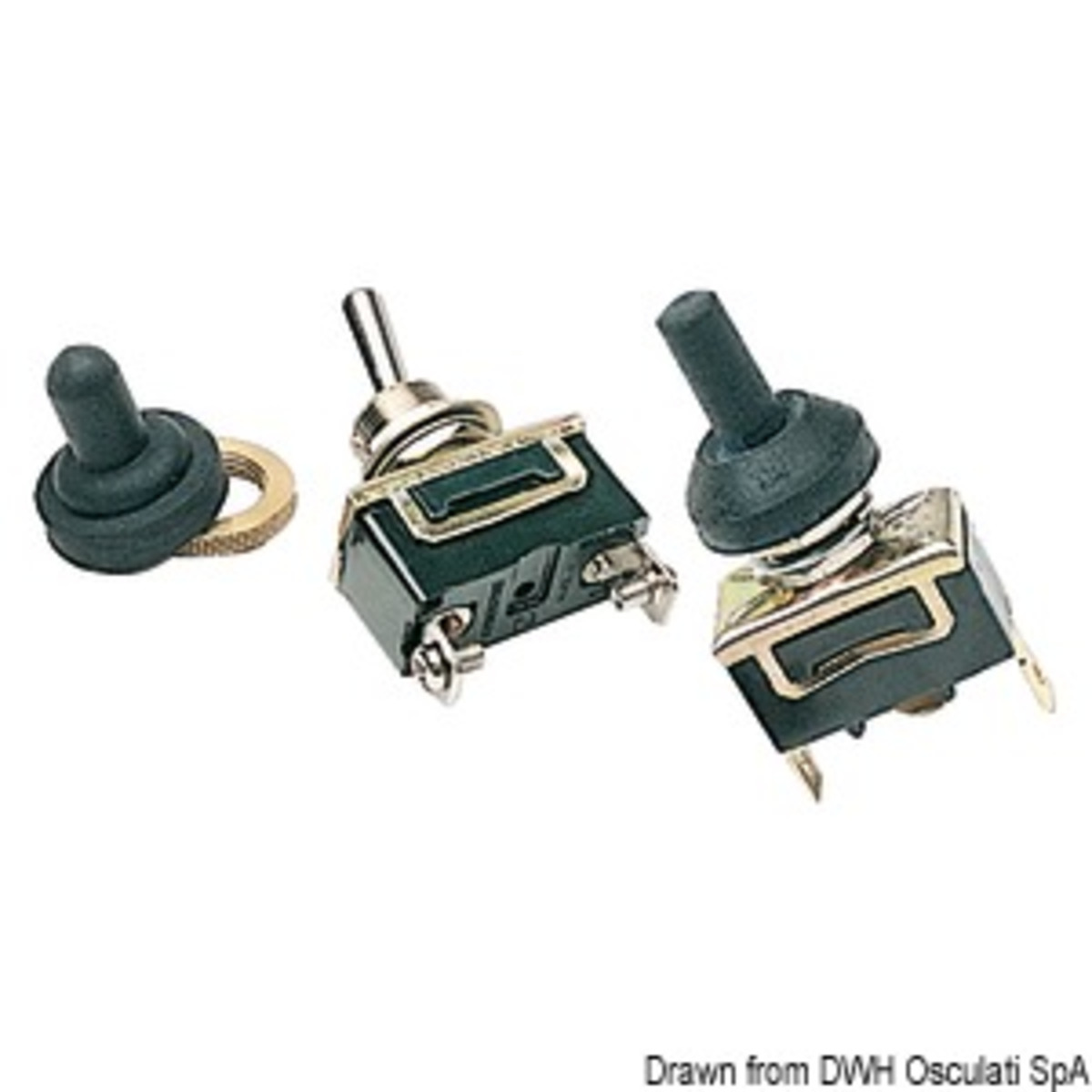 Osculati Toggle Switch - Toggle switch ON-OFF-ON 3 terminals