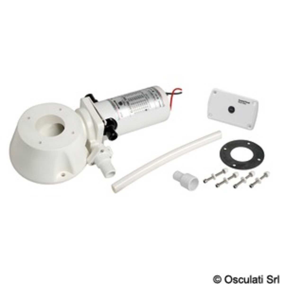 Kit de conversion Osculati pour toilettes manuelles à électriques - Kit de conversion pour toilettes 12 V