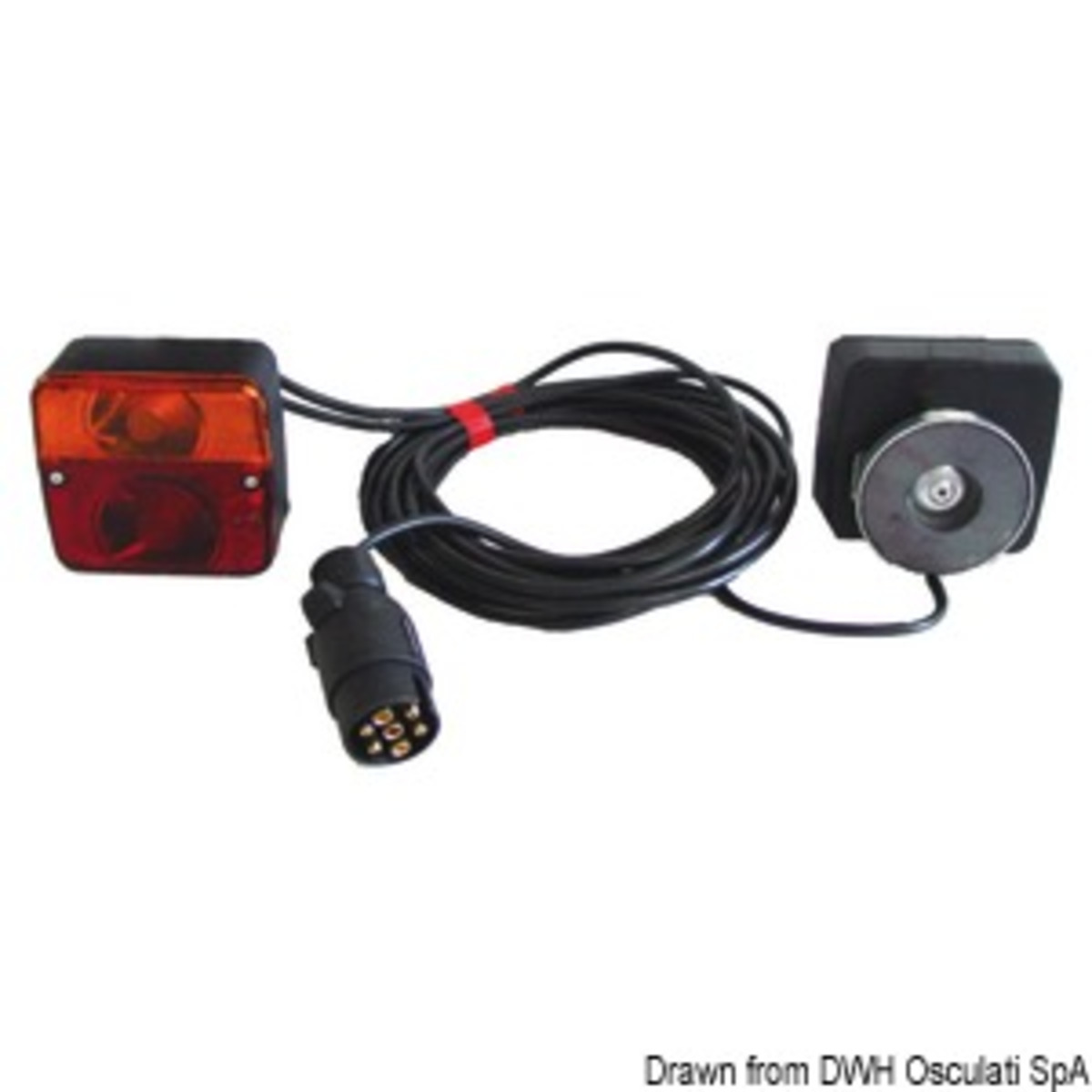 Osculati Rear Light Kit - Rear light kit magnetic mounting