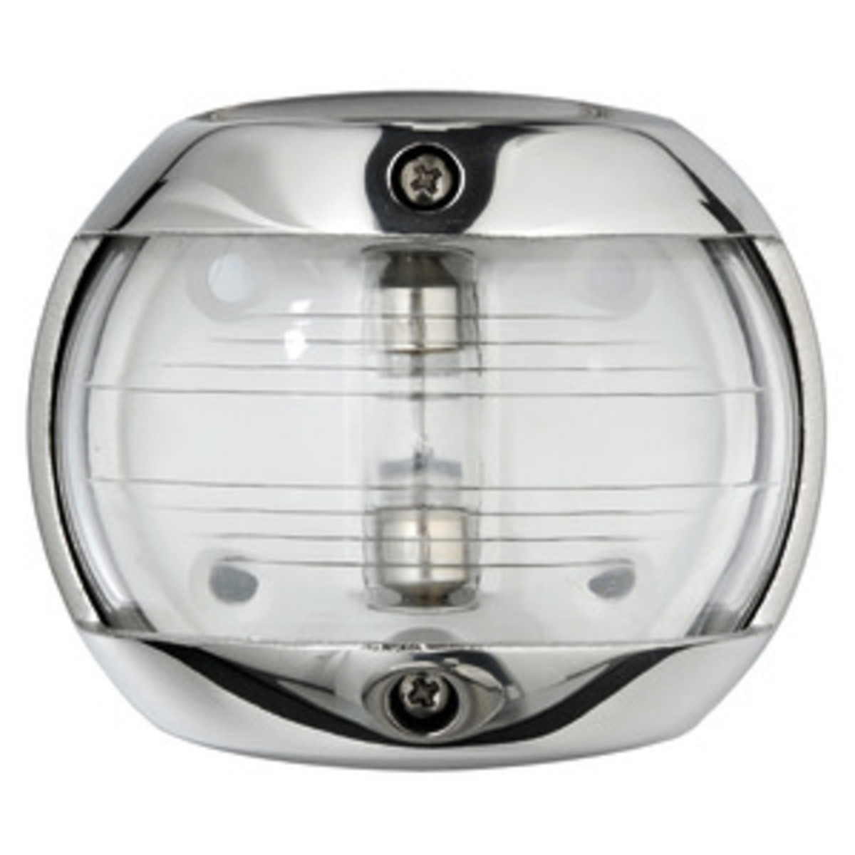 Osculati Compact 12 Navigation Lights Made Of Mirror-polished Aisi316 Stainless Steel - Compact 12 AISI 316/white bow navigation light