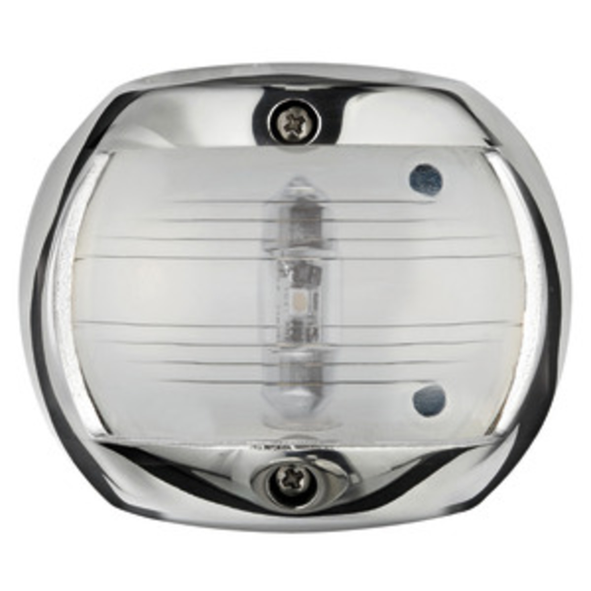 Osculati Compact 12 Led Navigation Lights Made Of Mirror-polished Aisi316 Stainless Steel - Compact 135° white led navigation light