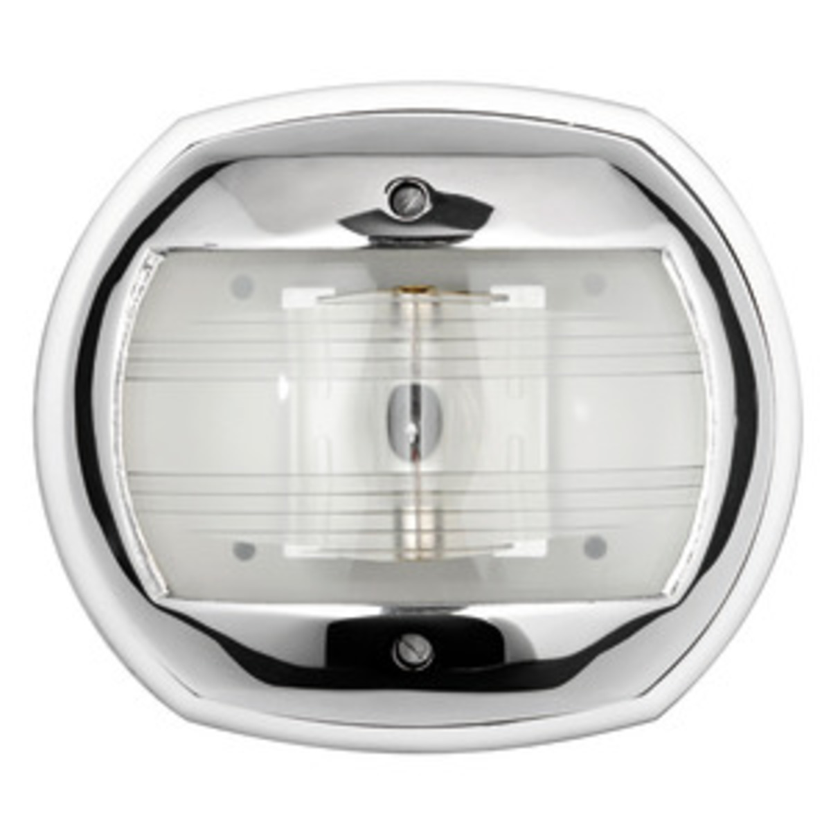 Osculati Maxi 20 Navigation Lights Made Of Mirror-polished Aisi316 Stainless Steel - Maxi 20 AISI 316 135° white 12V navigation light