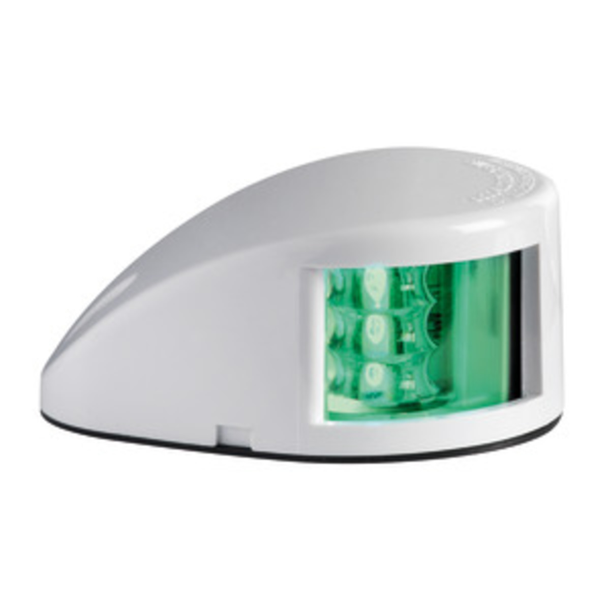 Osculati Mouse Deck Navigation Lights Up To 20 M - Mouse Deck navigation light green ABS body white