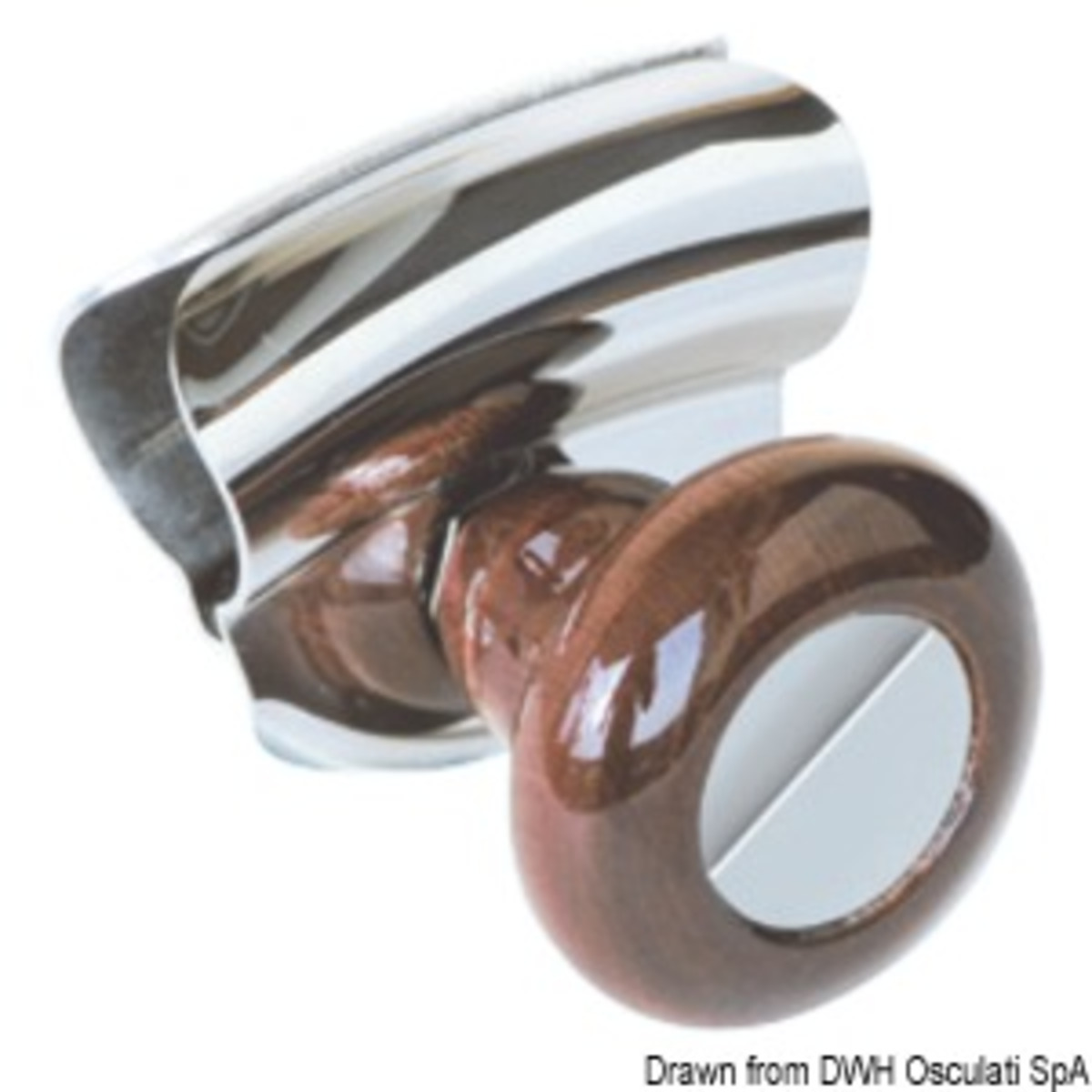 Osculati Hand Grip - Hand grip wood colour