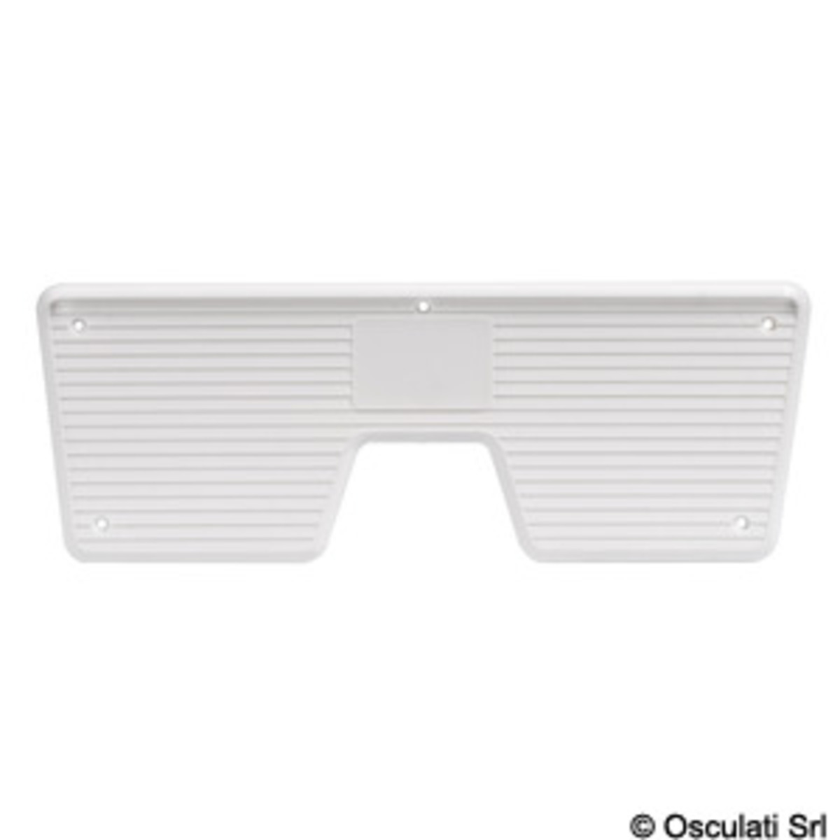 Plaque de protection du tableau arrière Osculati en plastique moleté - Plaque de protection du tableau arrière 230 x 85 mm