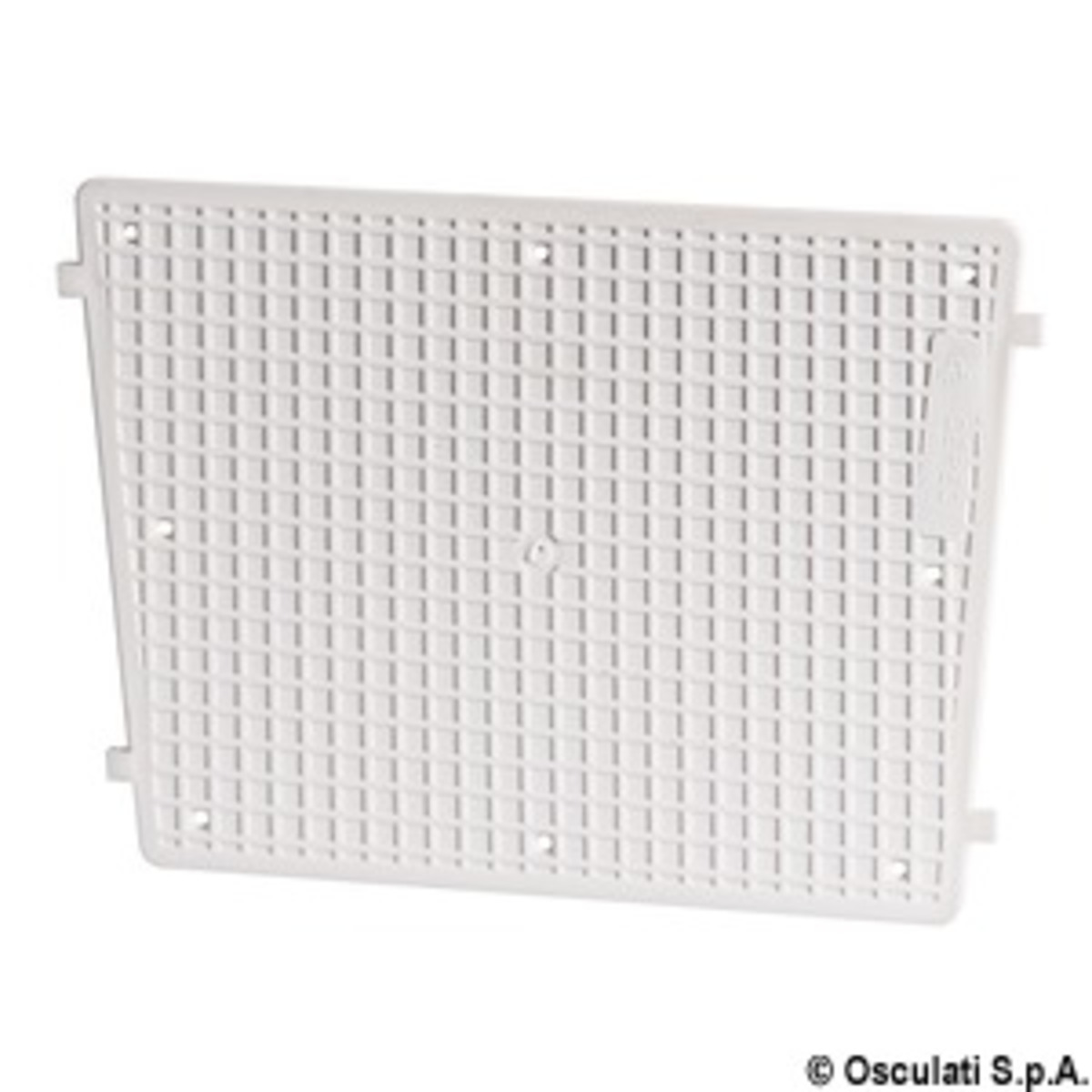 Plaque de protection du tableau arrière Osculati en plastique moleté - Panneau de protection arrière en plastique 30 x 22 cm