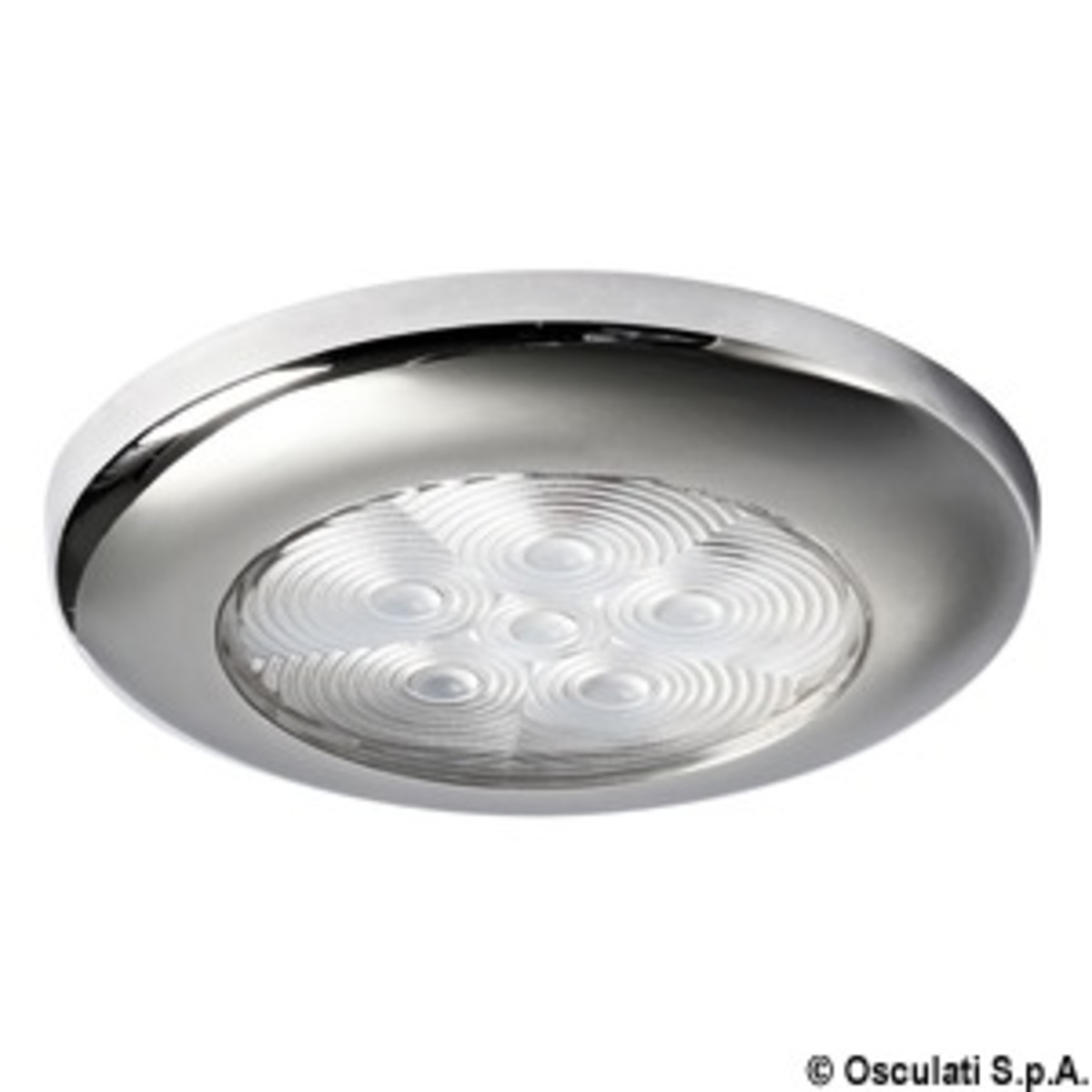 Osculati Plafonnier LED encastré sans niche - Plafonnier LED blanc sans encastrement