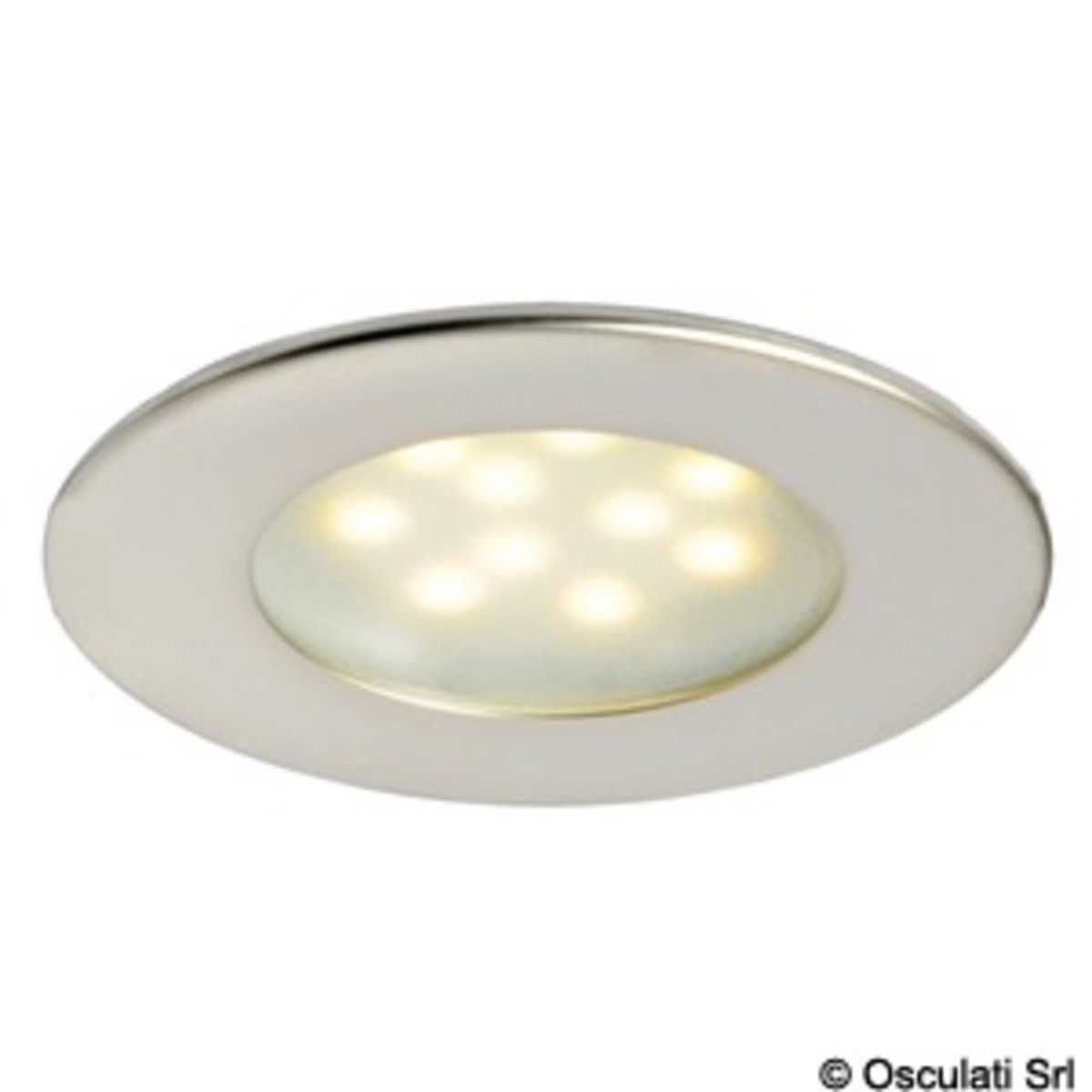 Osculati Plafonnier LED Encastrable Atria - Plafonnier LED Adria satiné