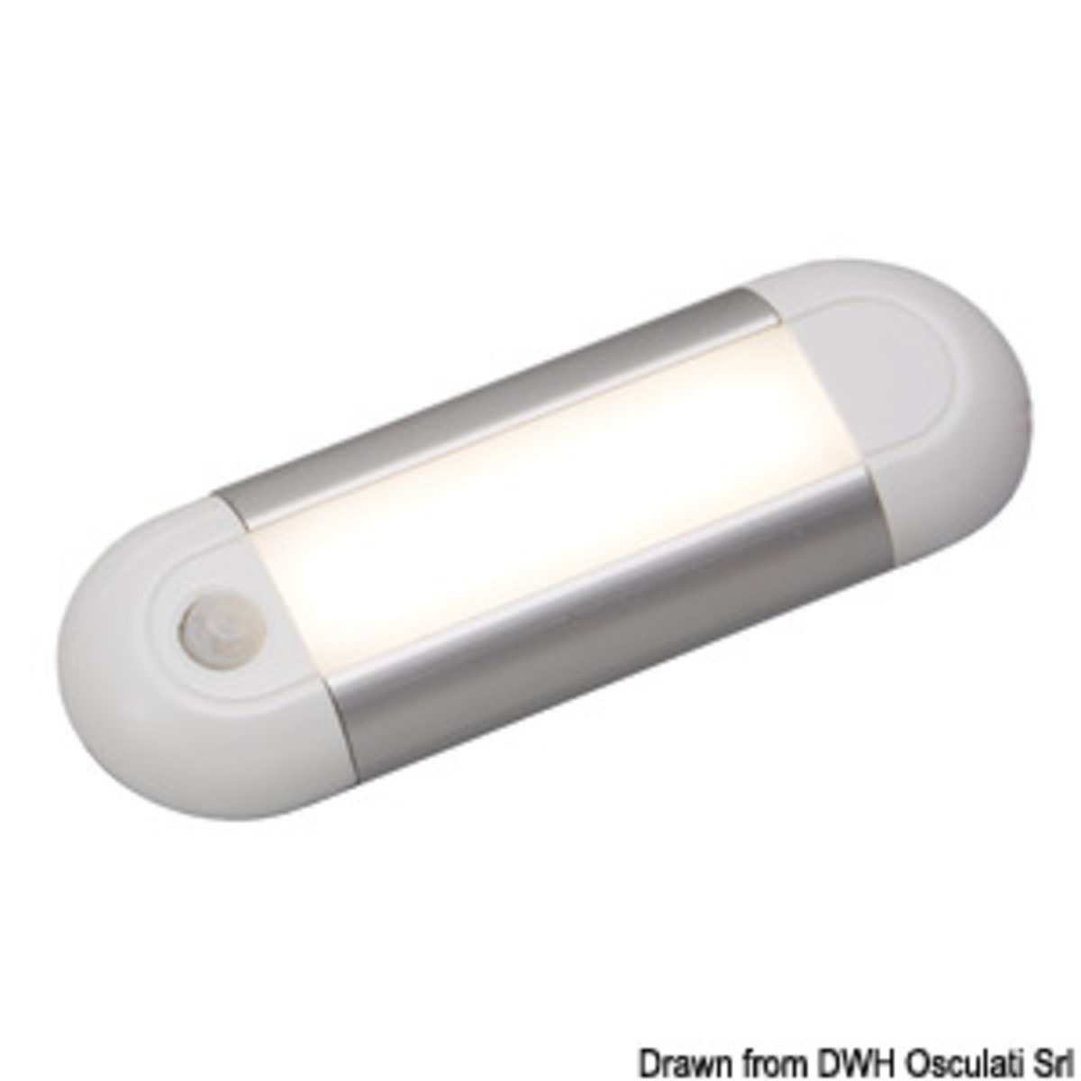 Osculati Led Ceiling Light For Interior And Exterior Applications - LED ceiling light automatic w/motion sensor