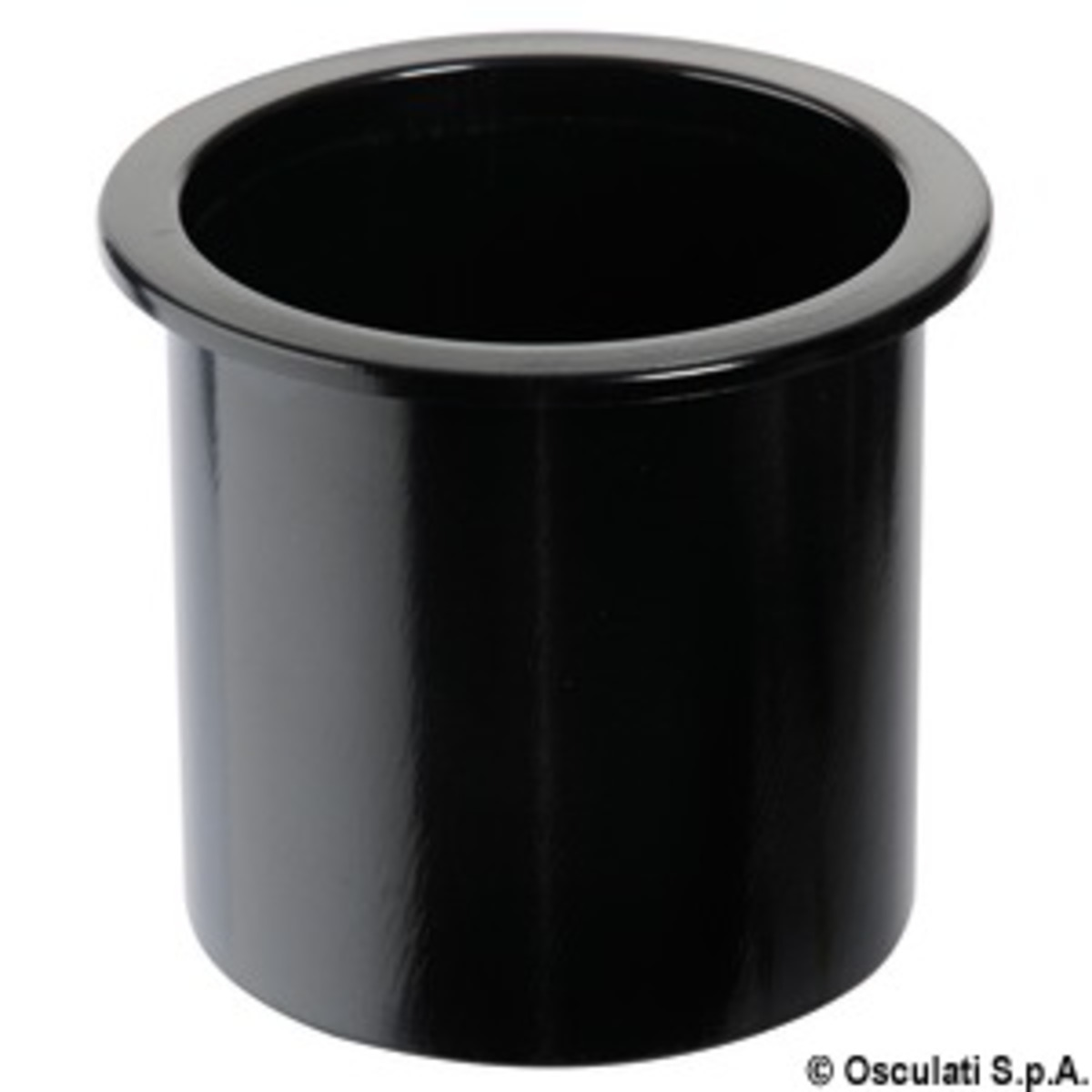 Osculati Recess Fit Glass Holder - Recess-fit glass holder ABS black