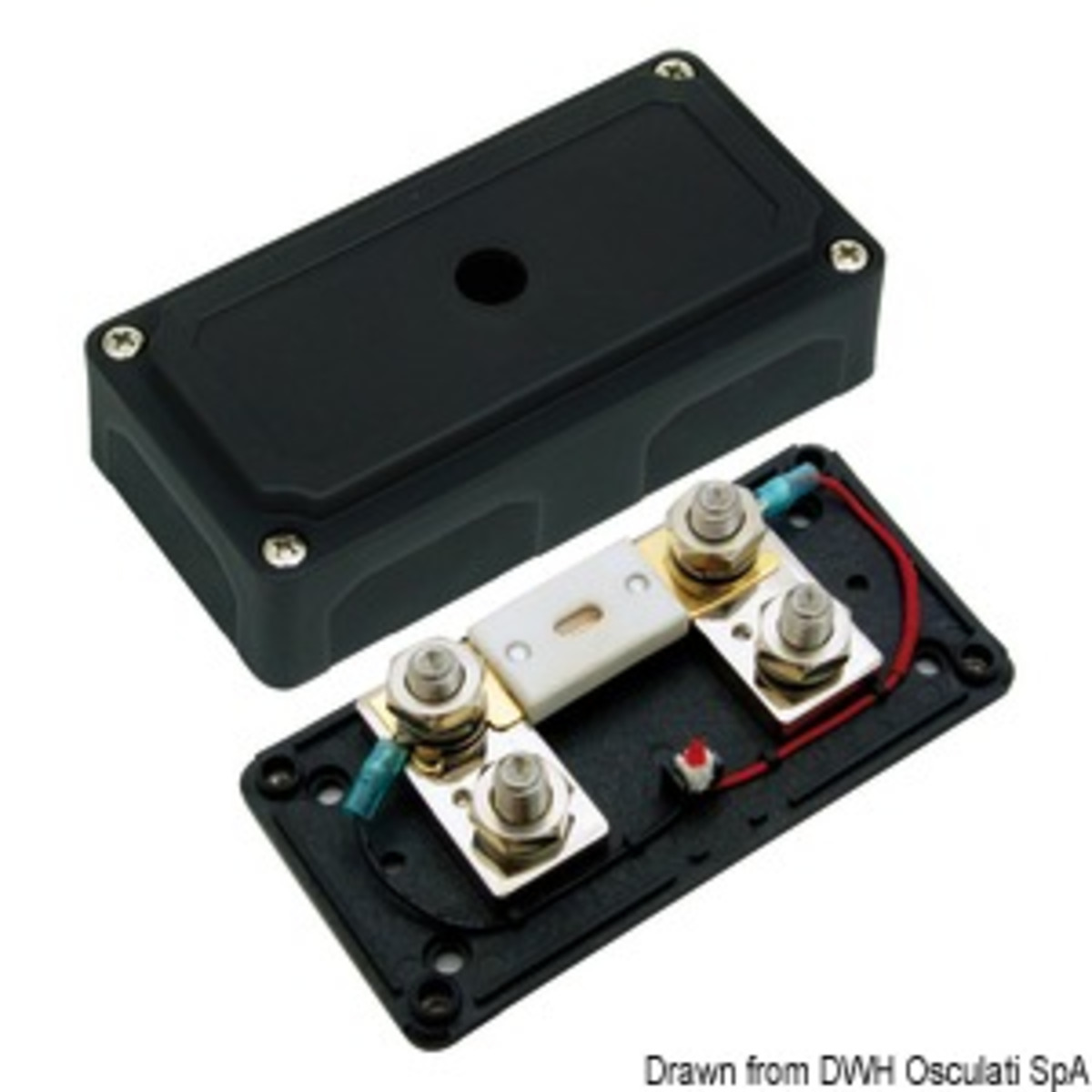 Osculati Anl Fuse Holderhigh Performance - ANL fuse holder, dual terminal box