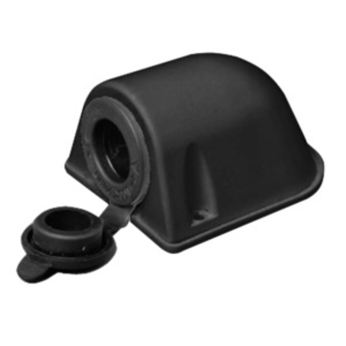 Osculati Power Socket - Watertight socket, black