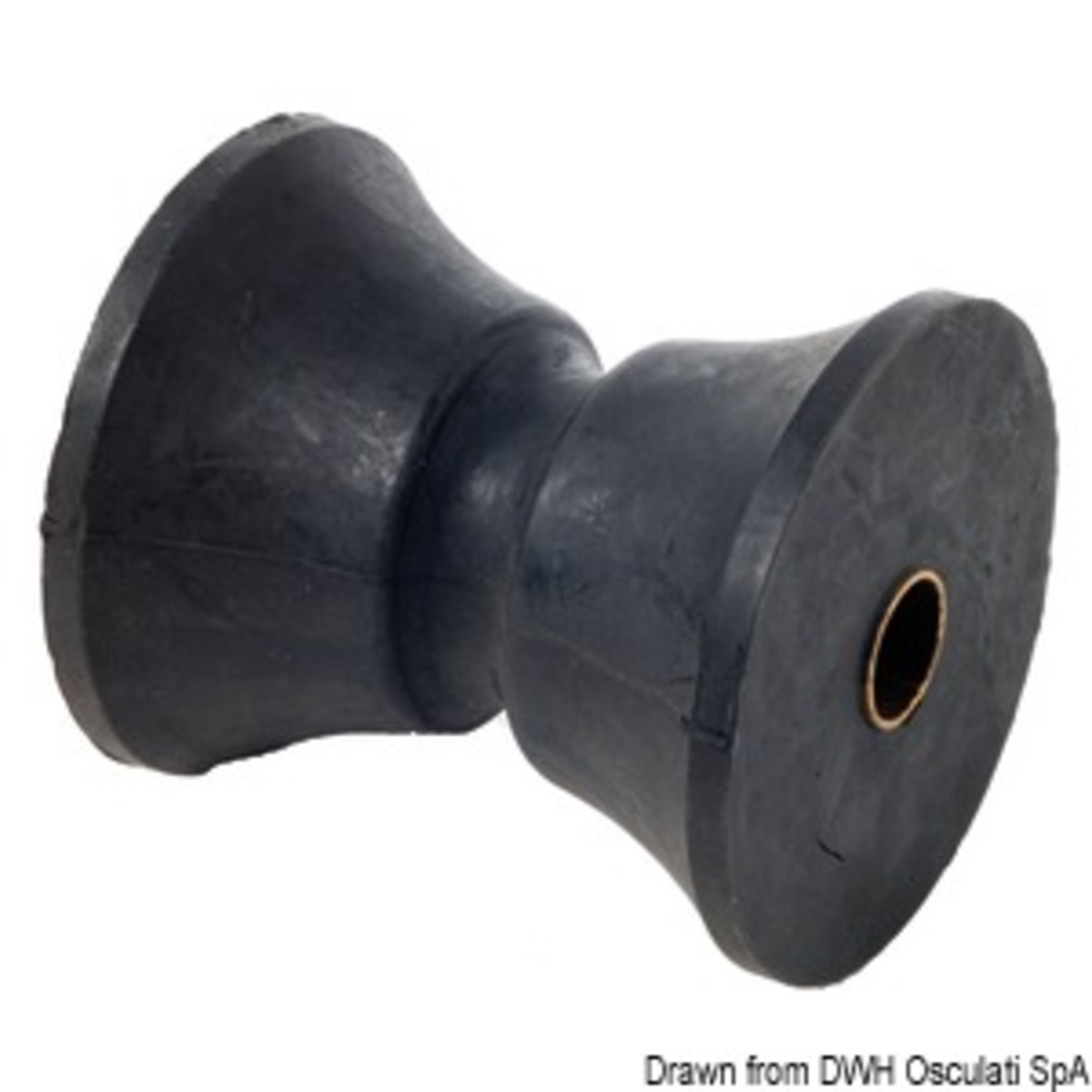 Osculati Hard Rubber Spare Sheave For Rollers - Spare pulley for 01.119.92/95