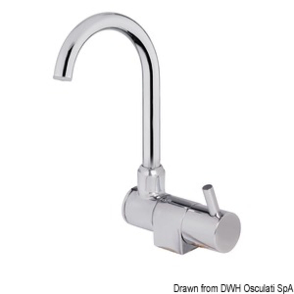 Osculati Slim Series - Slim swivelling tap cold water