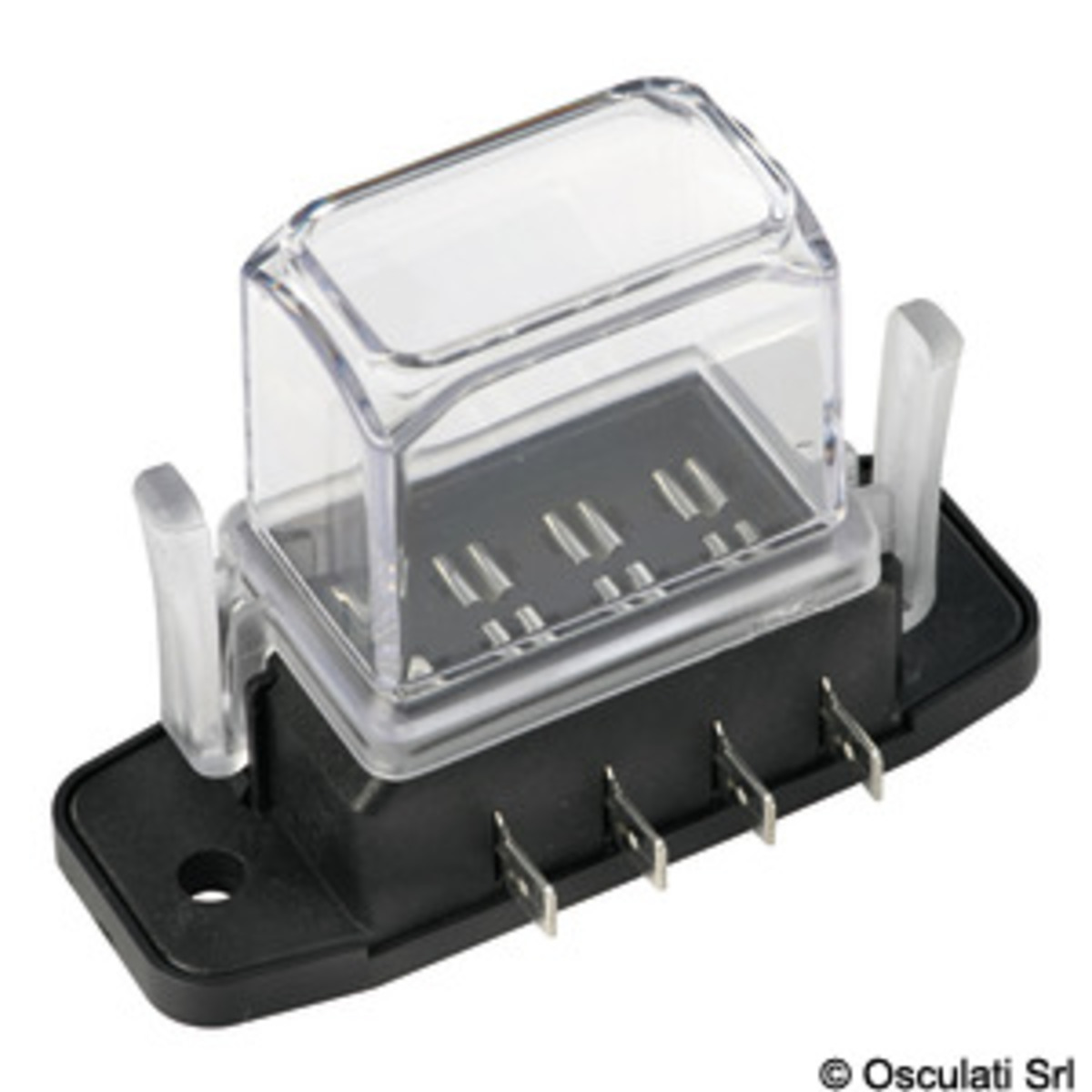 Osculati Watertight Blade Fuse Holder With Deep Lid - Watertight blade fuse holder deep lid 4 seats