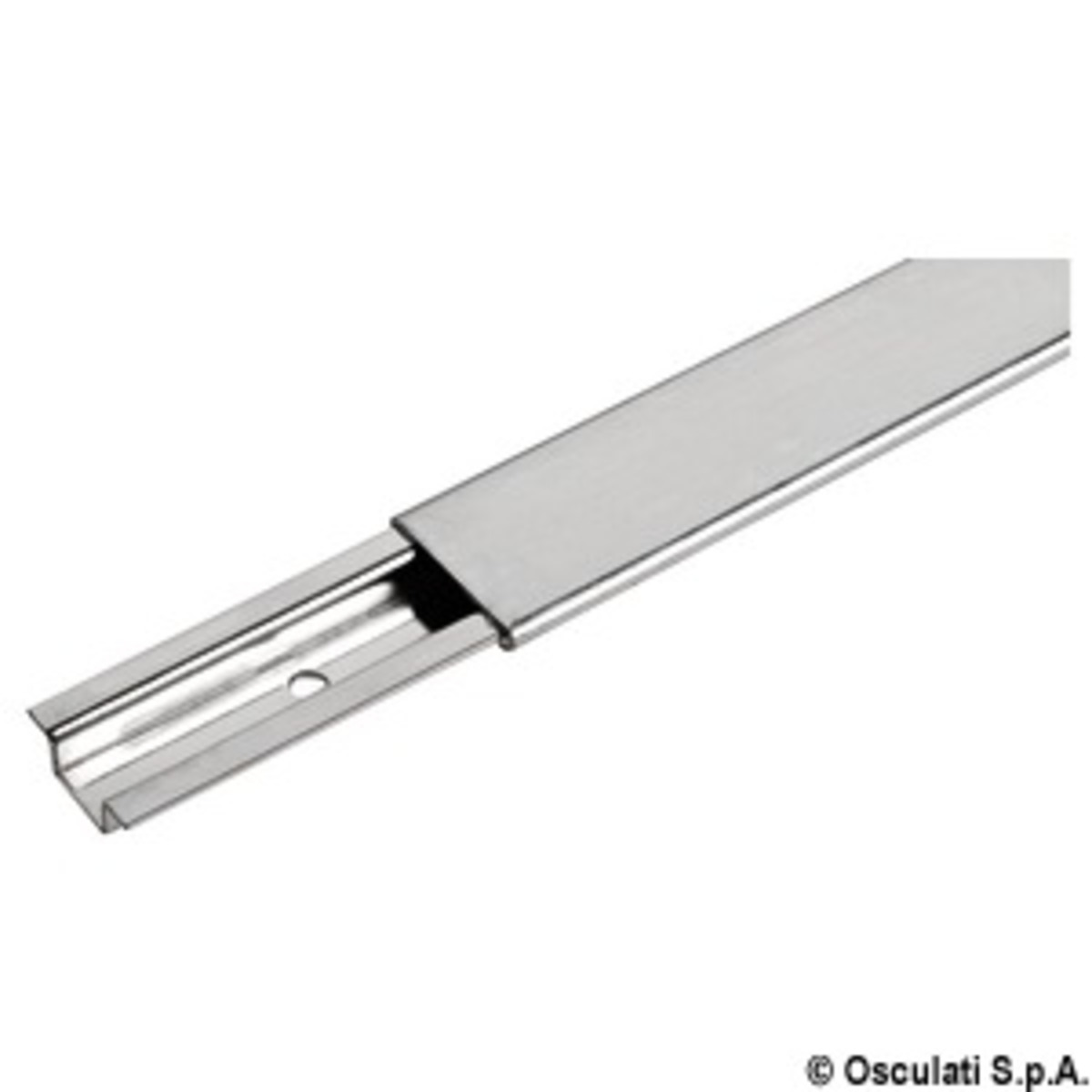 Système de rail Osculati avec portes coulissantes pour auvent - Rail 30 x 1200 mm