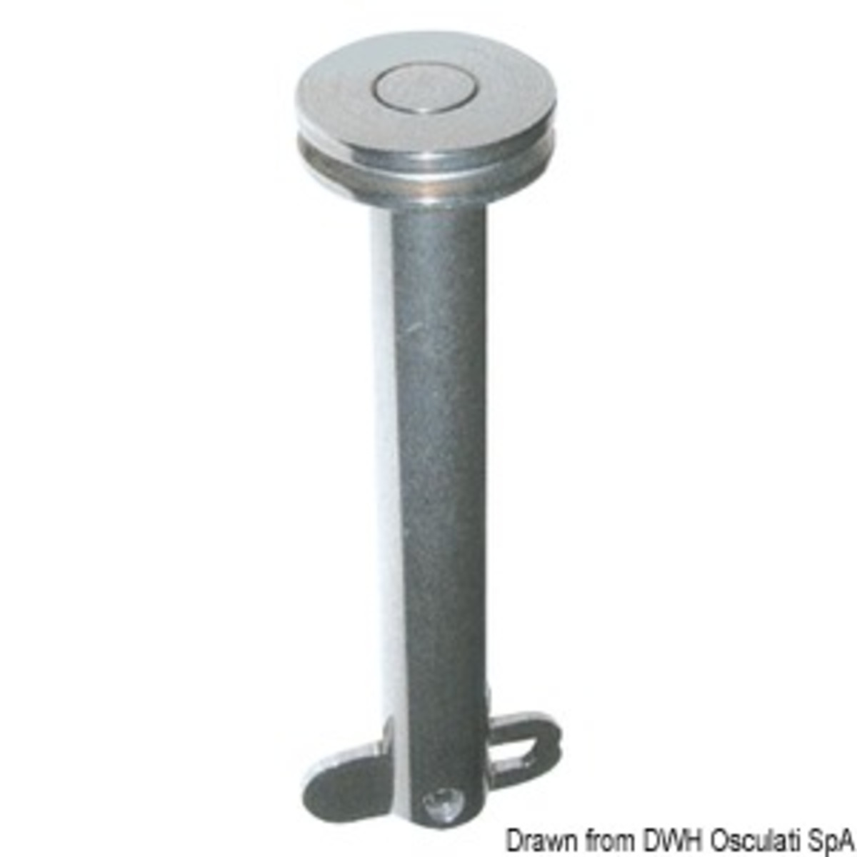 Bouchon Osculati avec languette de retenue - Goupille inox 15 mm Ø 6 mm type A