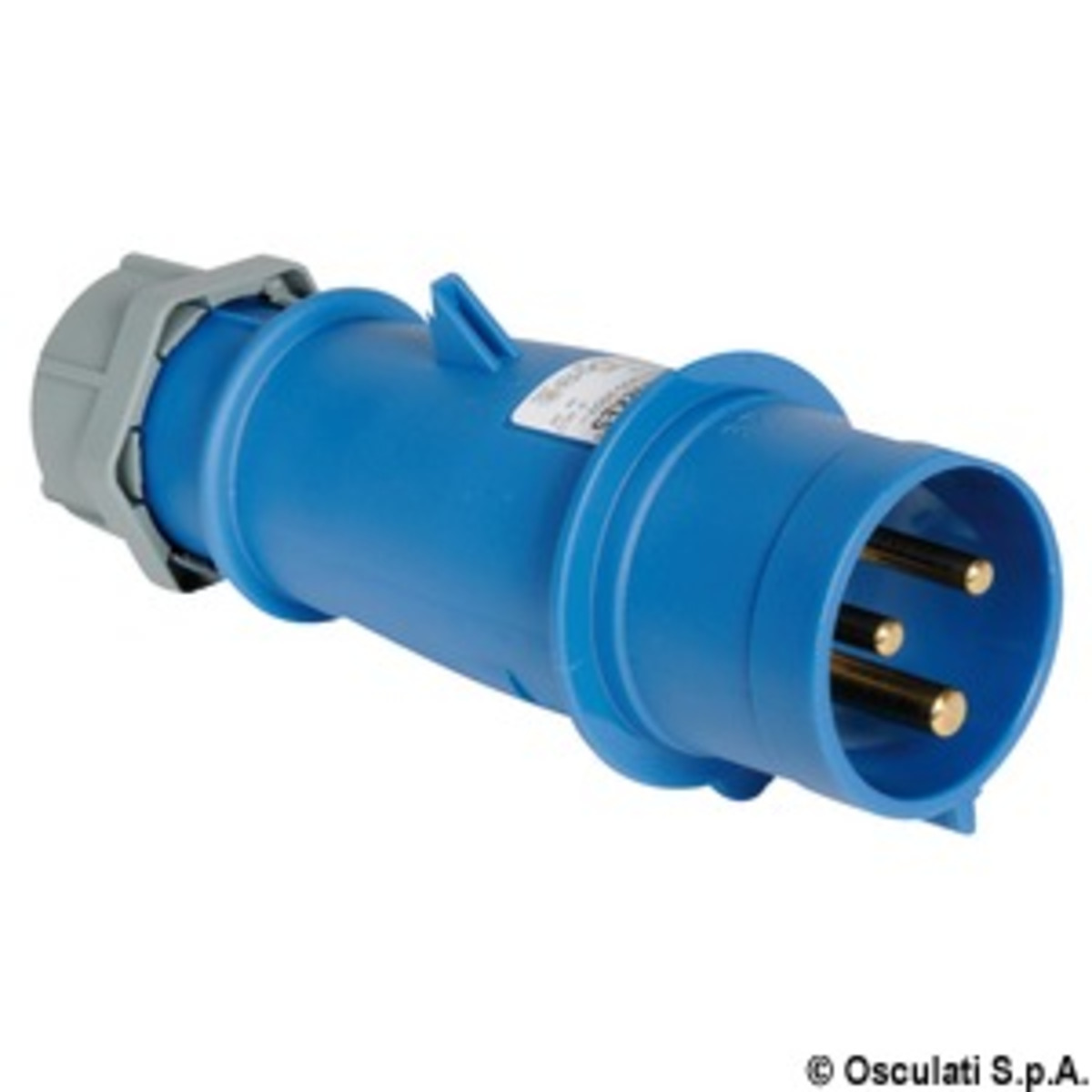 Osculati Standard Power Plug For Ip44 Connection To The Dock - Power plug for deck connection, male 32 A