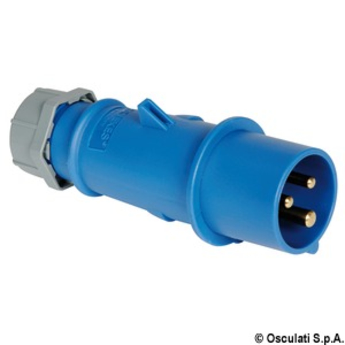 Osculati Standard Power Plug For Ip44 Connection To The Dock - Power plug for deck connection, male 16 A