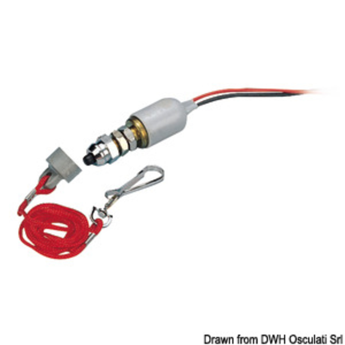 Osculati Ignition Safety Cut-off Device (complying With Regulations) - Ignition cut-off, grey