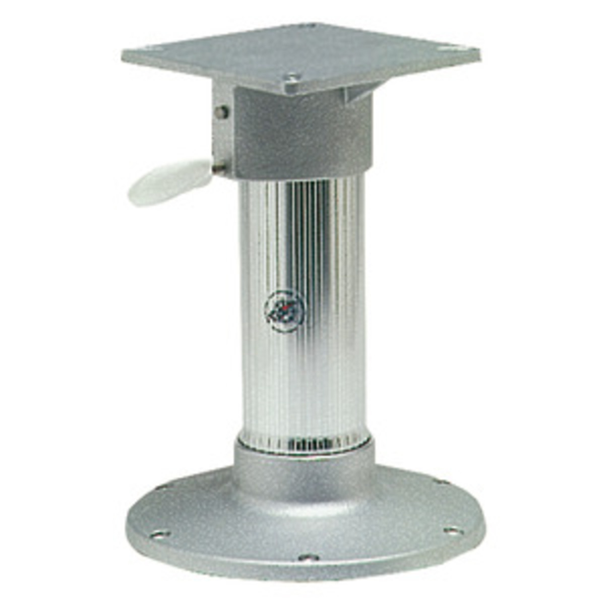 Osculati Anodized Aluminium Swivel Pedestal With Seat Mount - Swivel pedestal fixed sandblasted 30 cm