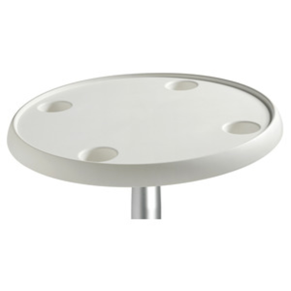 Osculati Composite Material Table - Composite material round white table 610 mm