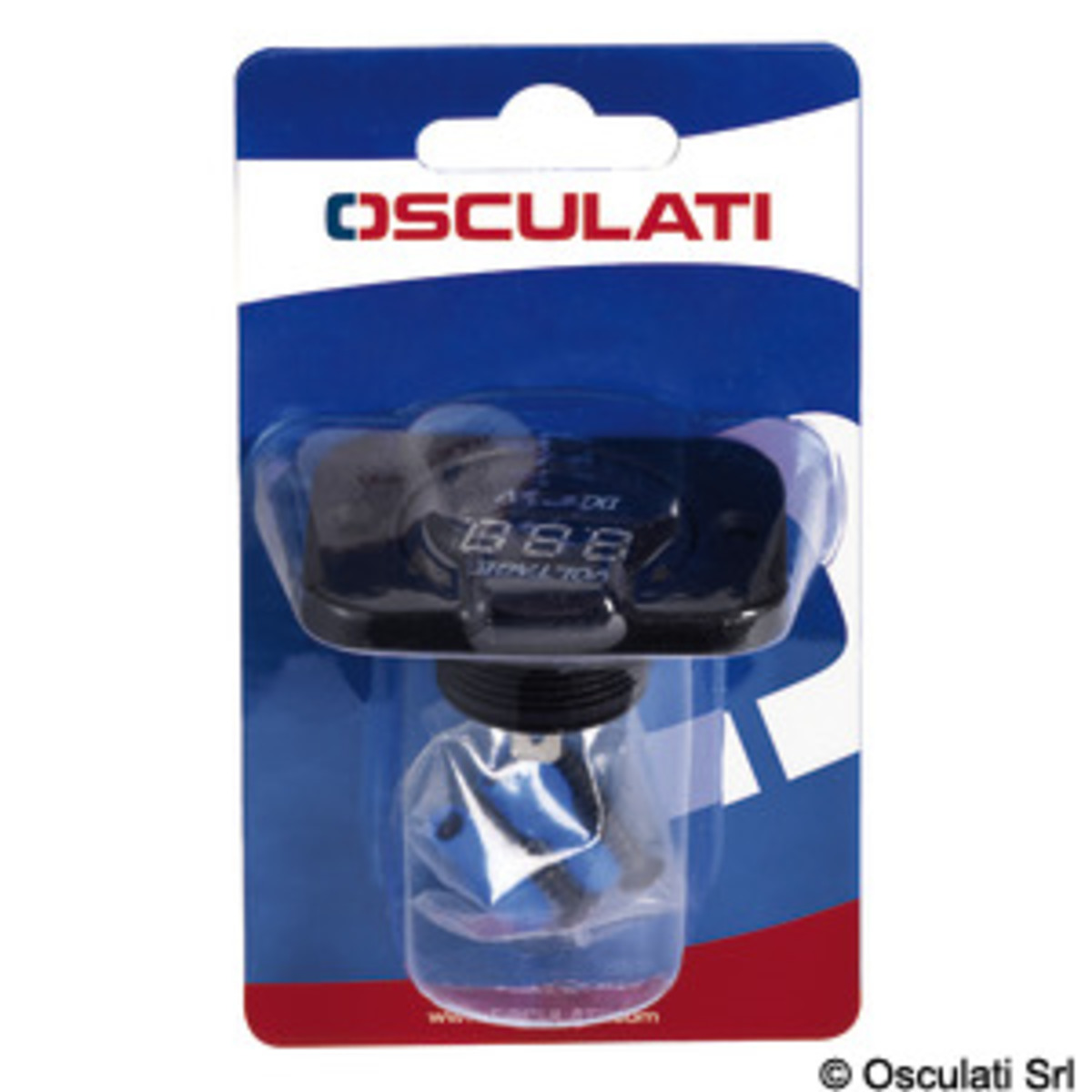 Osculati Digital Voltmeter/ampere Meter And Sockets For Recess Mounting - Digital voltmeter, digital ammeter