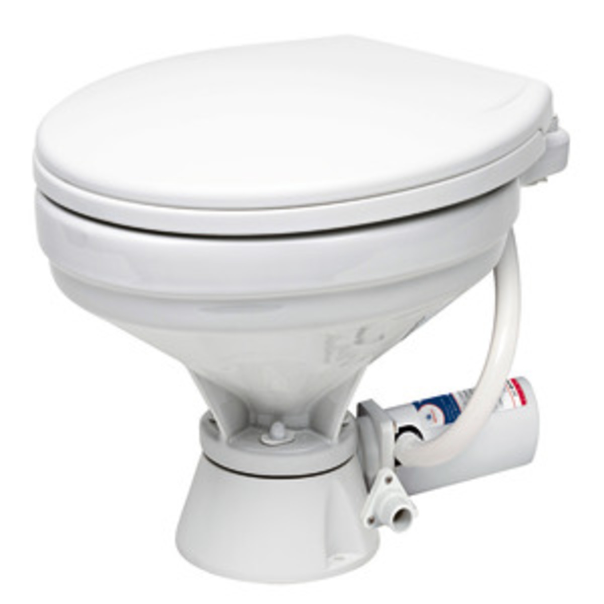 Osculati Electric Toilet Unit - Electric toilet unit big plastic seat 24 V