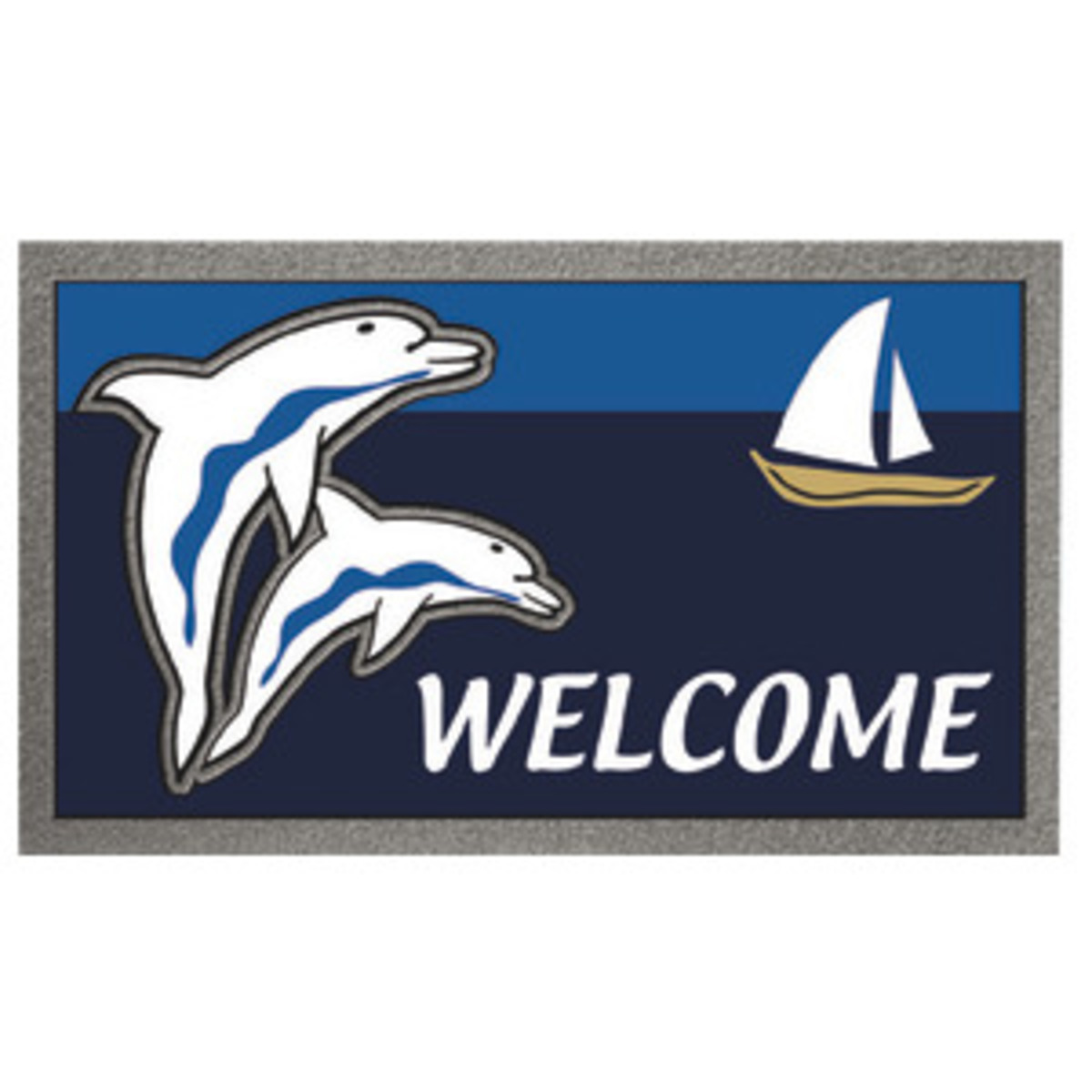 Osculati Format Antiskid Rectangular Doormat40x68 Cm - Format antiskid doormat 40 x 68 cm Dolphins