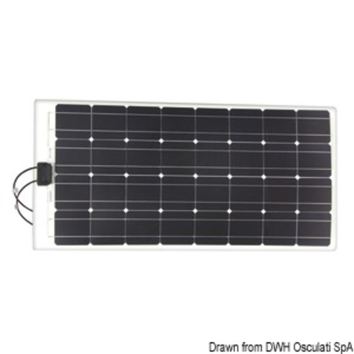 Panel Solar Flexible Enecom - Panel solar Enecom 100 Wp 1231 x 536 mm