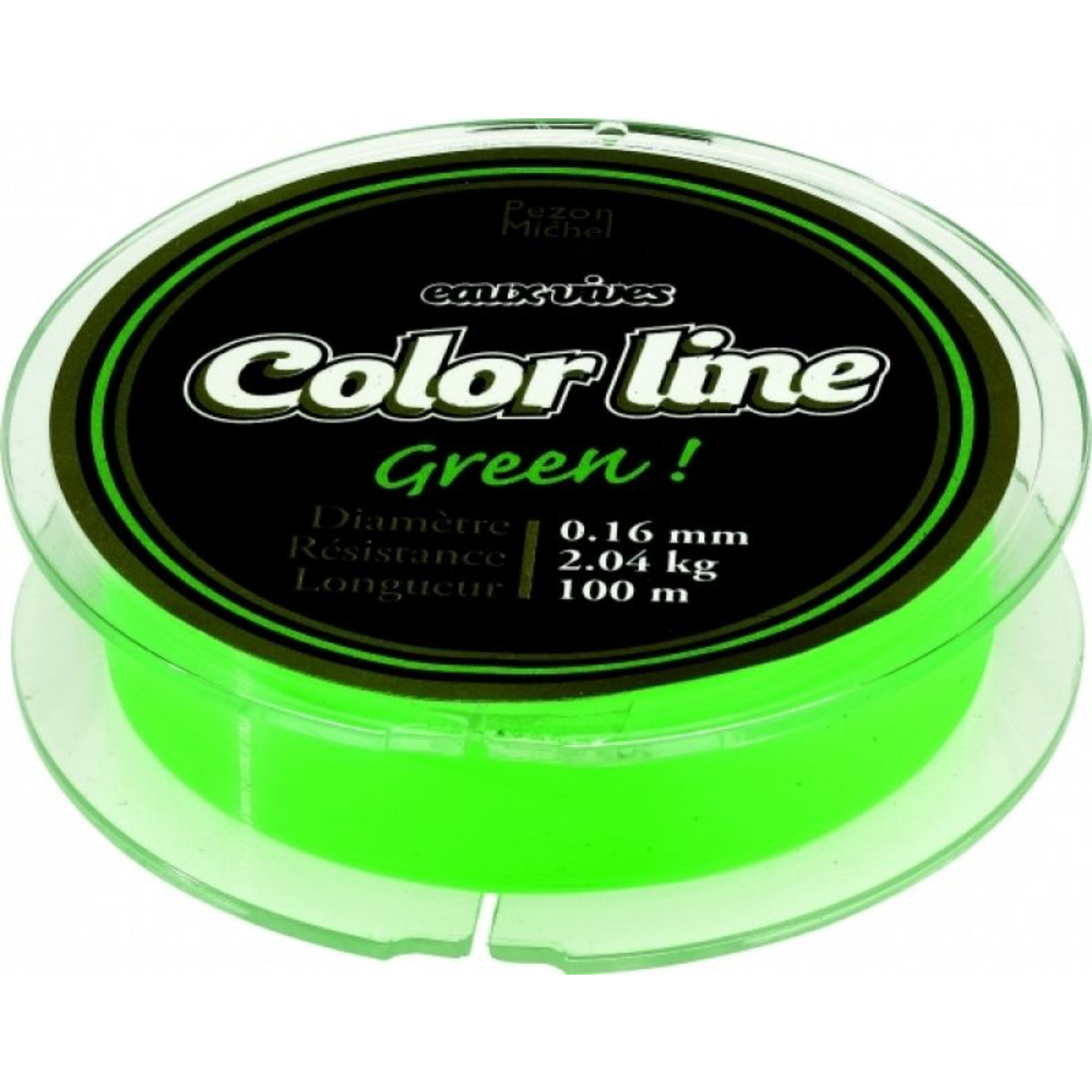 Pezon - Michel Nylon Eaux Vives Color Line Green - 0.185 mm - 100 m