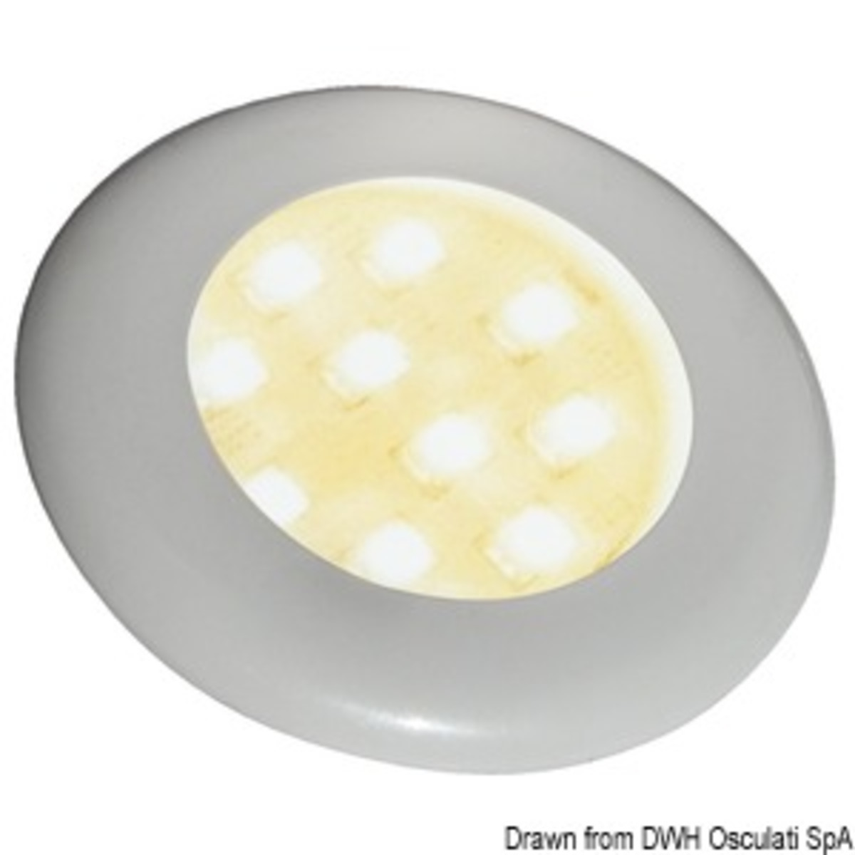 Batsystem Nova Ii Led Ceiling Light For Recess Mounting - Batsystem Nova 2 LED ceiling light white