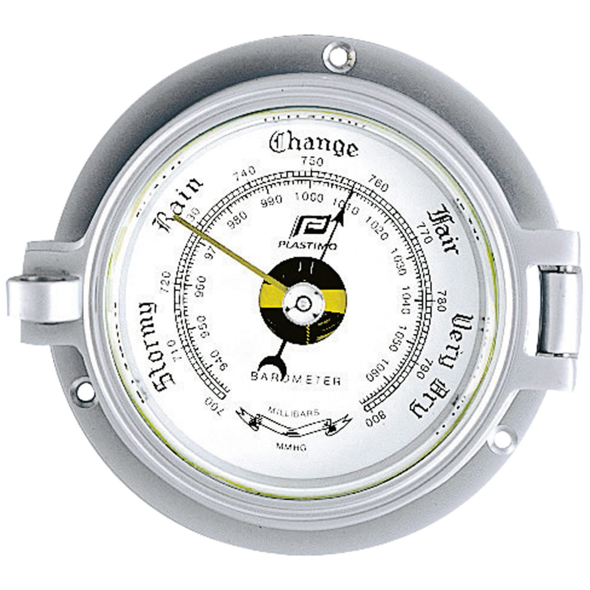 Plastimo Barometer Ø 120mm - BAROMETER AUS MATTCHROMALUMINIUM