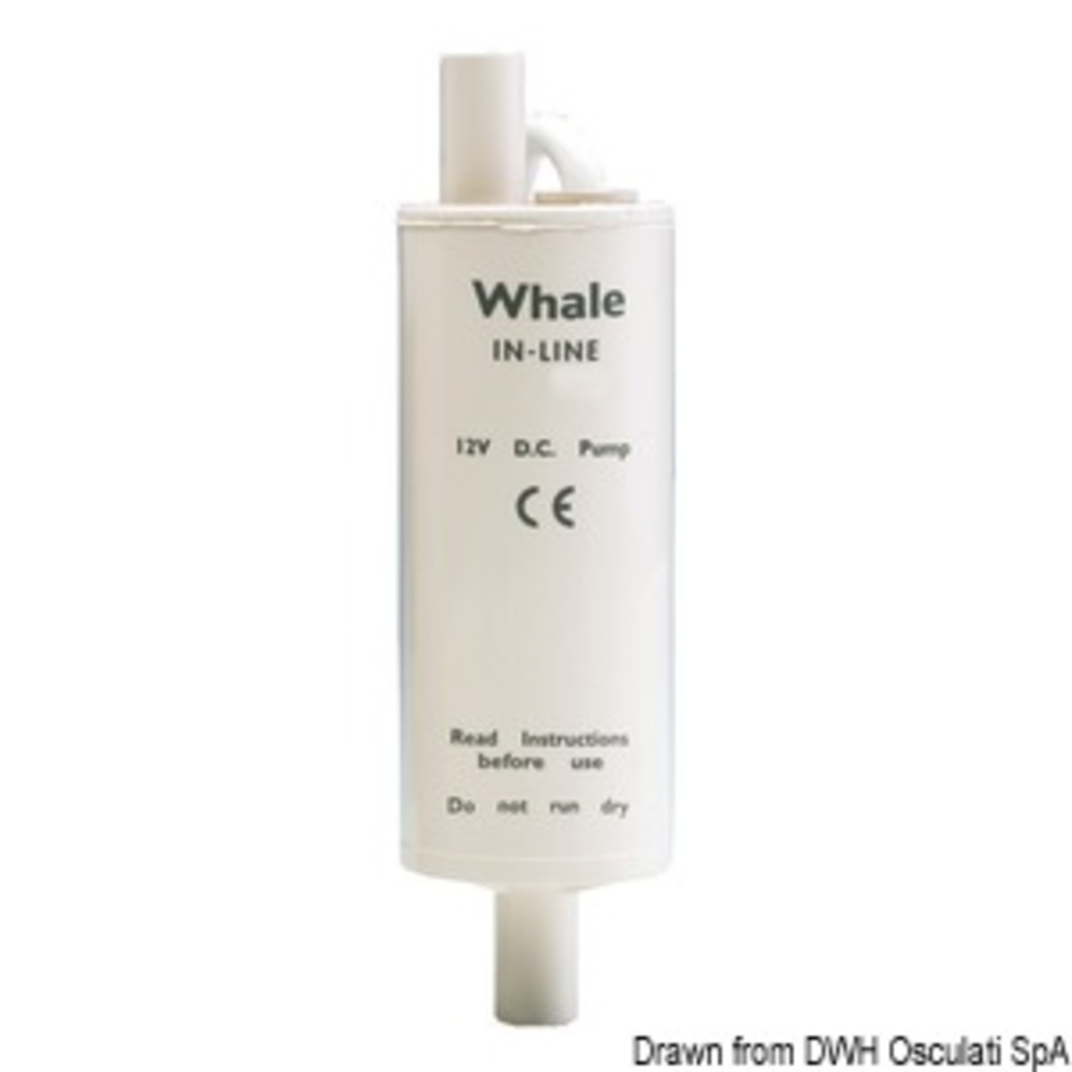 Whale Submersible Pump - Whale submersible pump 12 V 3 A in line