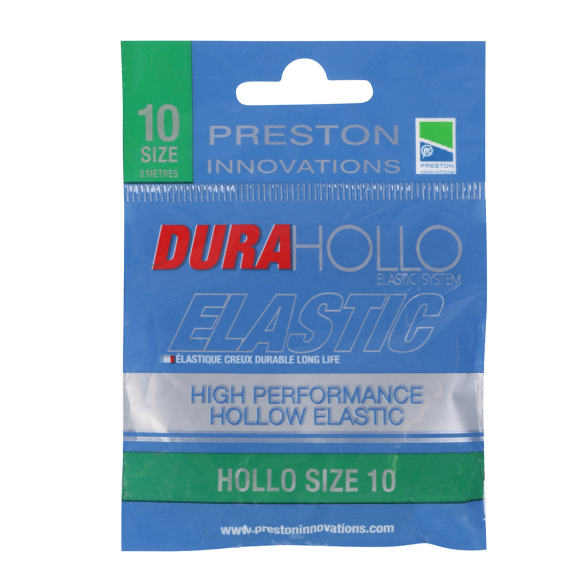 Preston Dura Hollo Elastic - Size 08