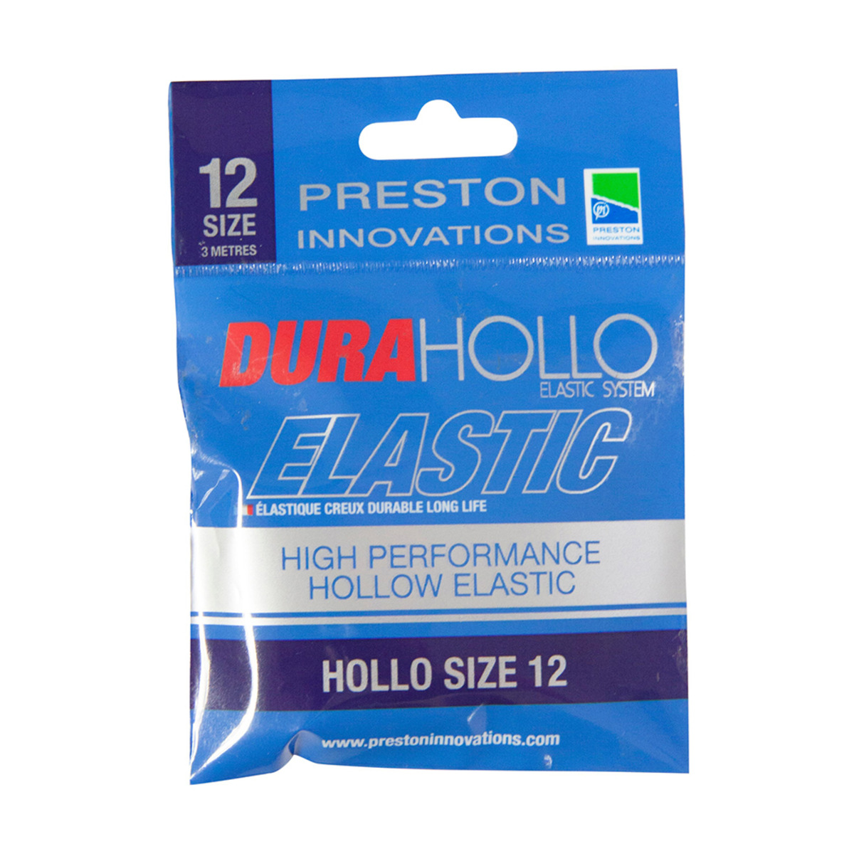 Preston Dura Hollo Elastic - Size 12