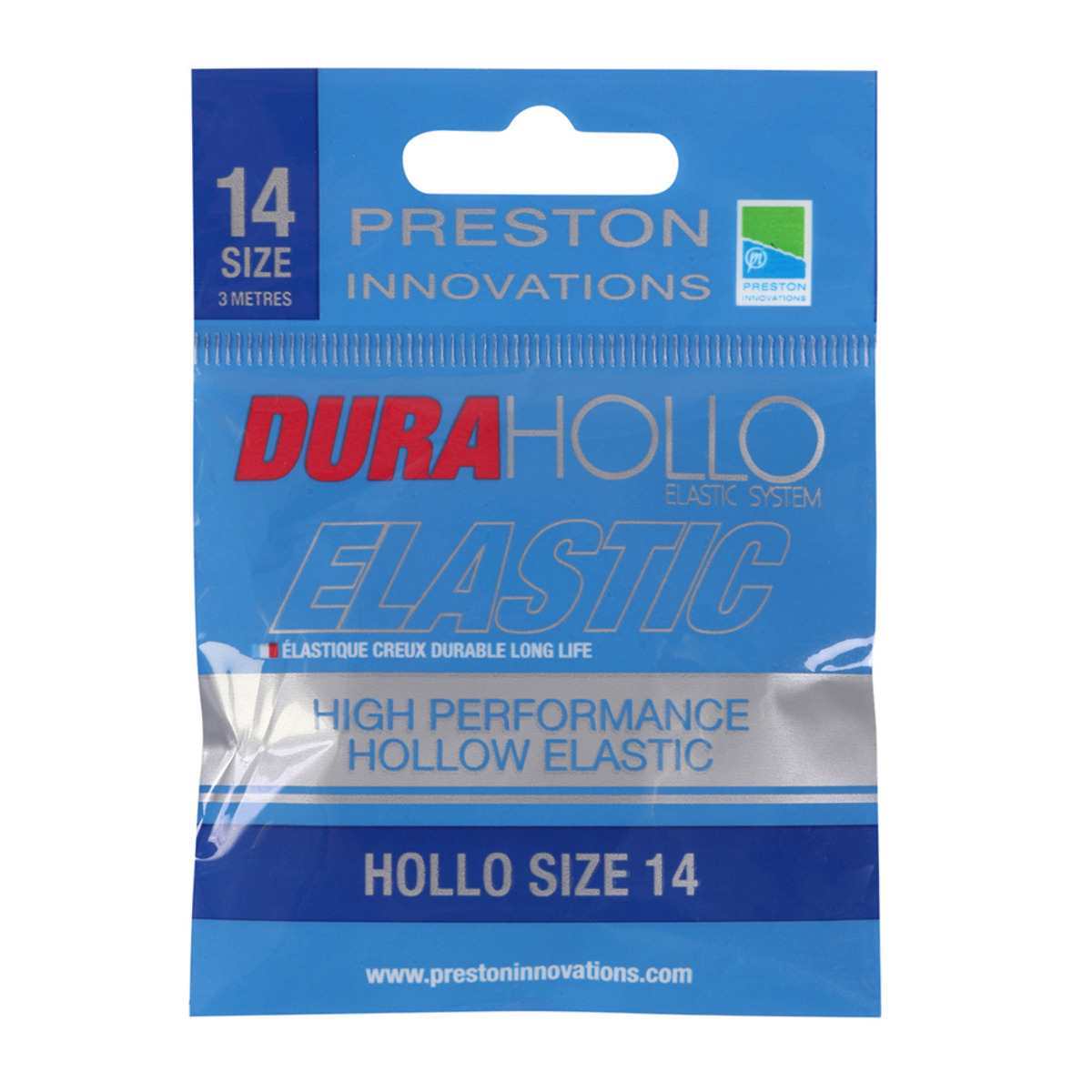 Preston Dura Hollo Elastic - Size 14