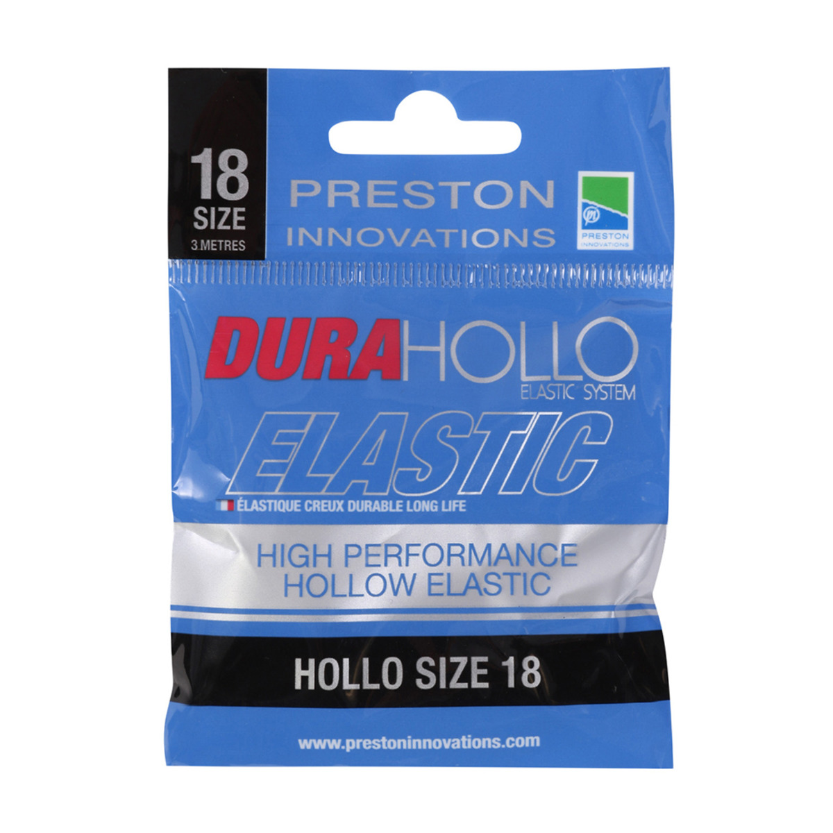 Preston Dura Hollo Elastic - Size 18