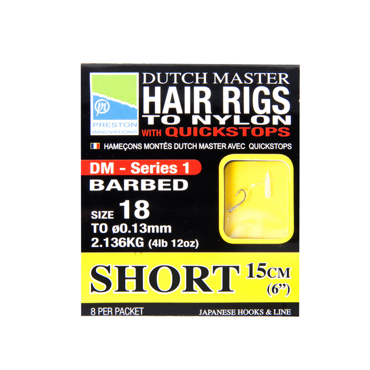 Preston Dutch Master Hair Rigs Series 1 - Short  12