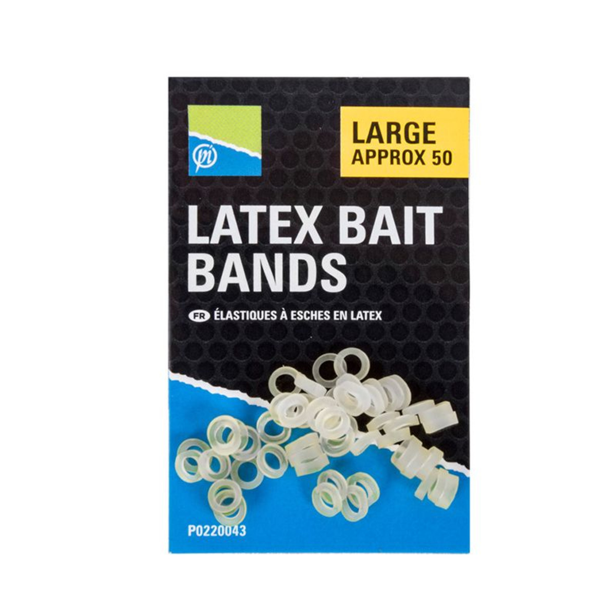 Preston Bloqueo Boiles Pellet Latex Bait Bands - Large 