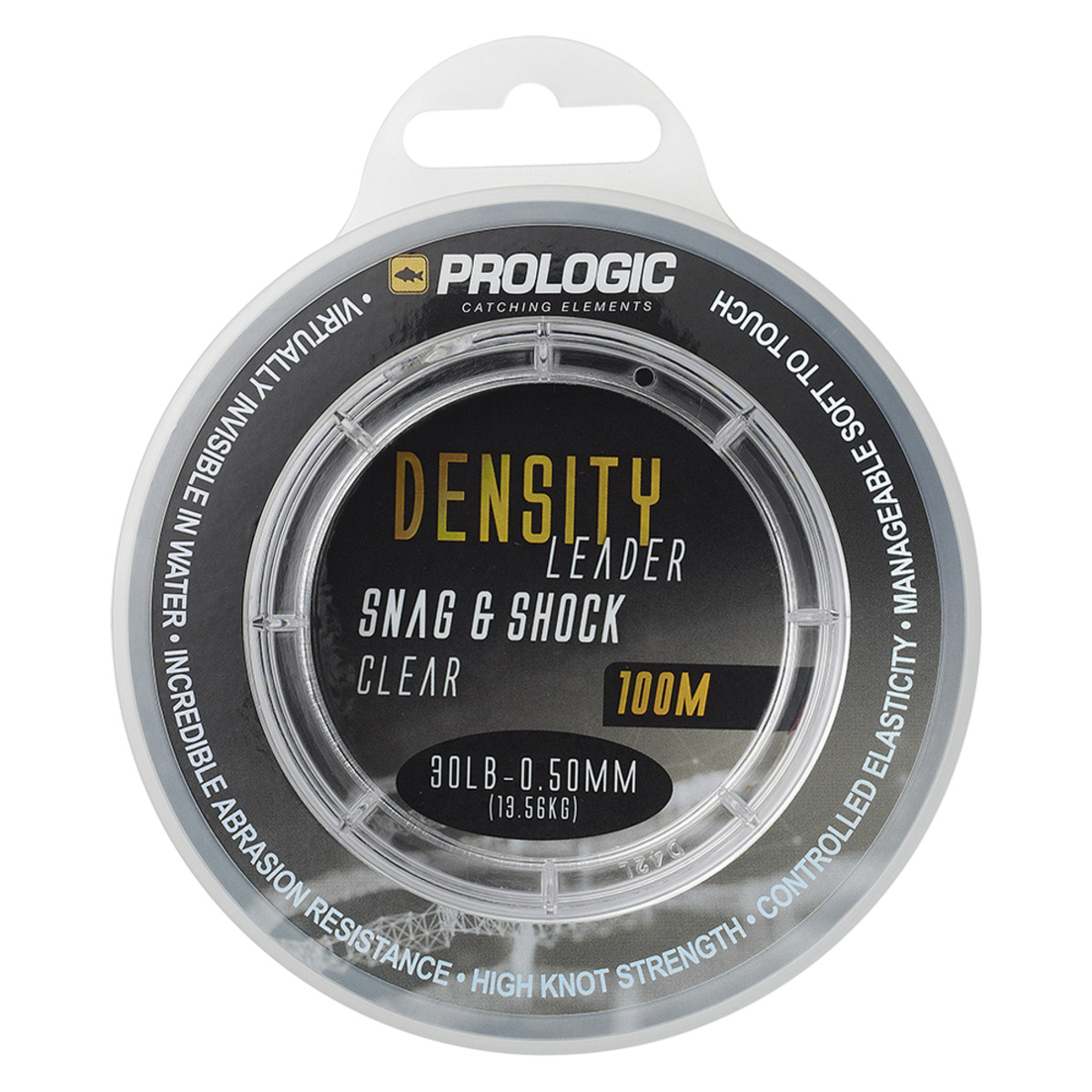 Prologic Density Snag & Shock Leader 100m - 0.60MM 20.41KG 45LBS CLEAR