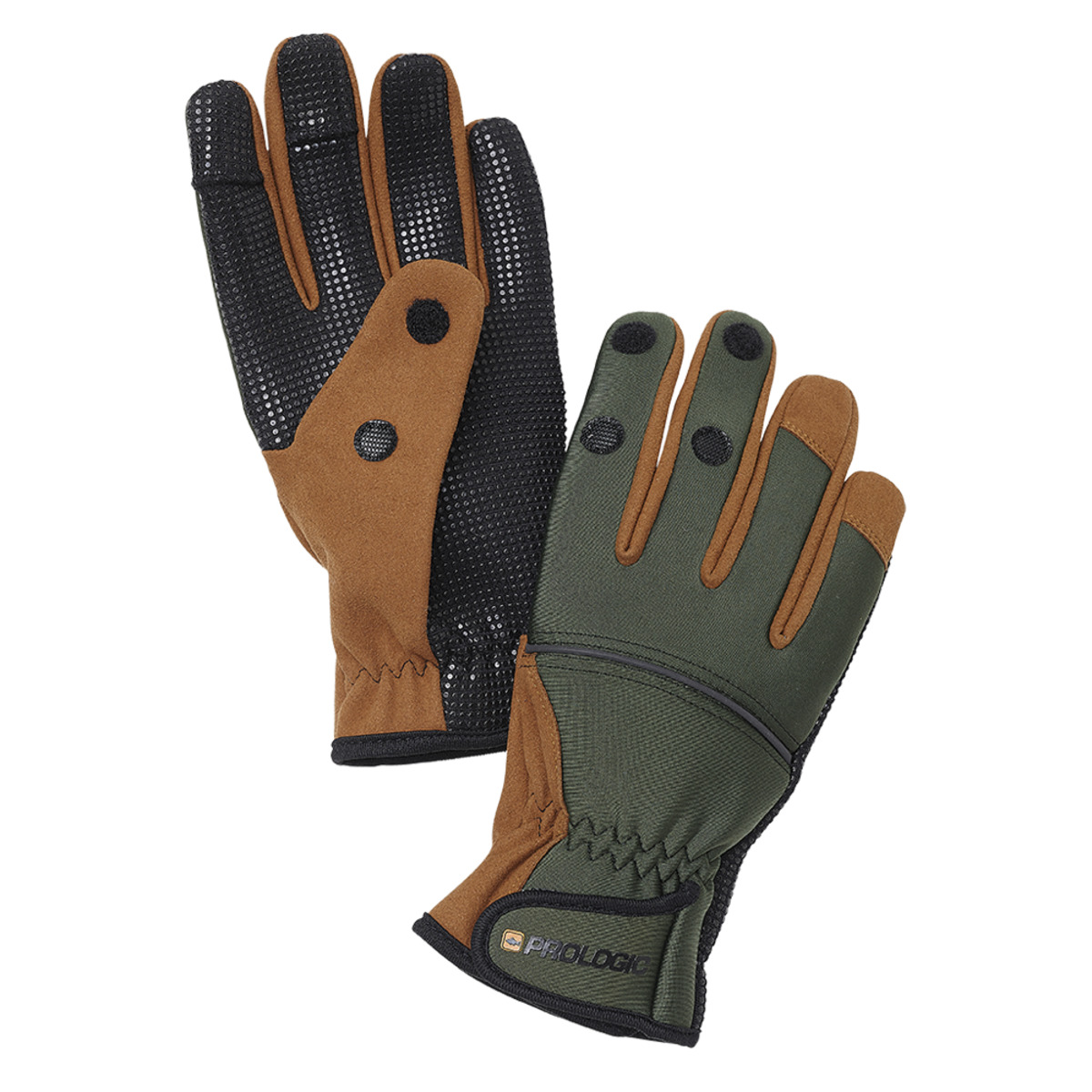 Prologic Neoprene Grip Glove - M GREEN/BLACK