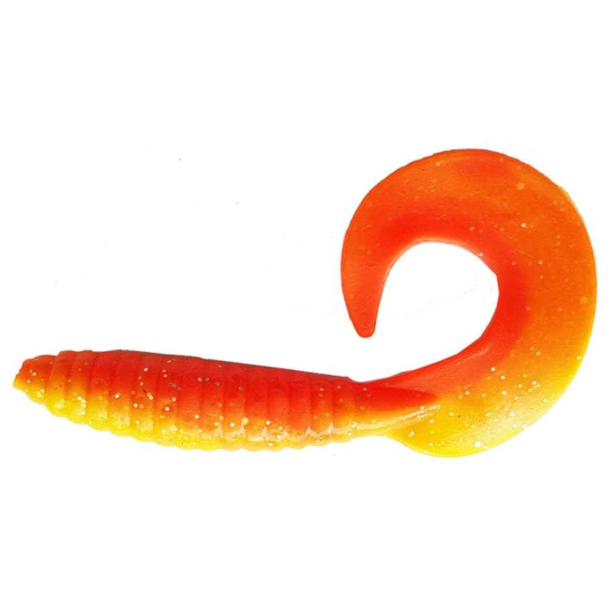 Rapture Fun Tail Grub - 6.5 cm - Red Flame Yellow