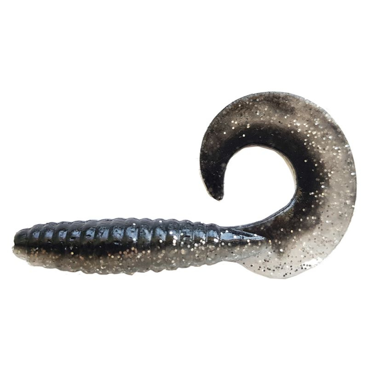 Rapture Fun Tail Grub - 6.5 cm - Black Silver