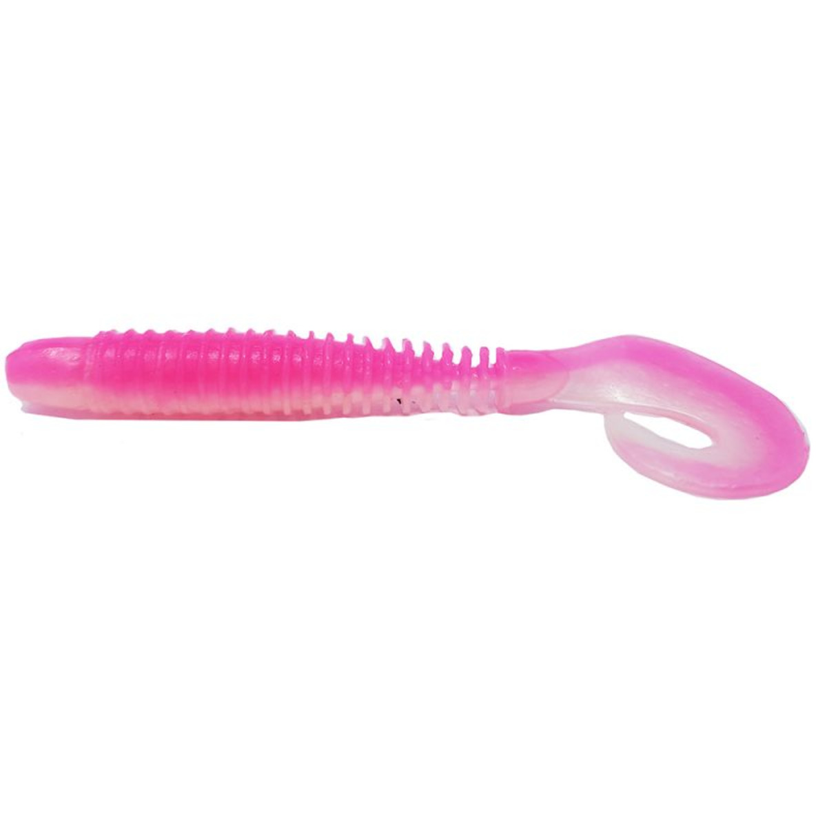 Rapture Rib Slim Grub Tail - 9.0 cm - Pink Shake