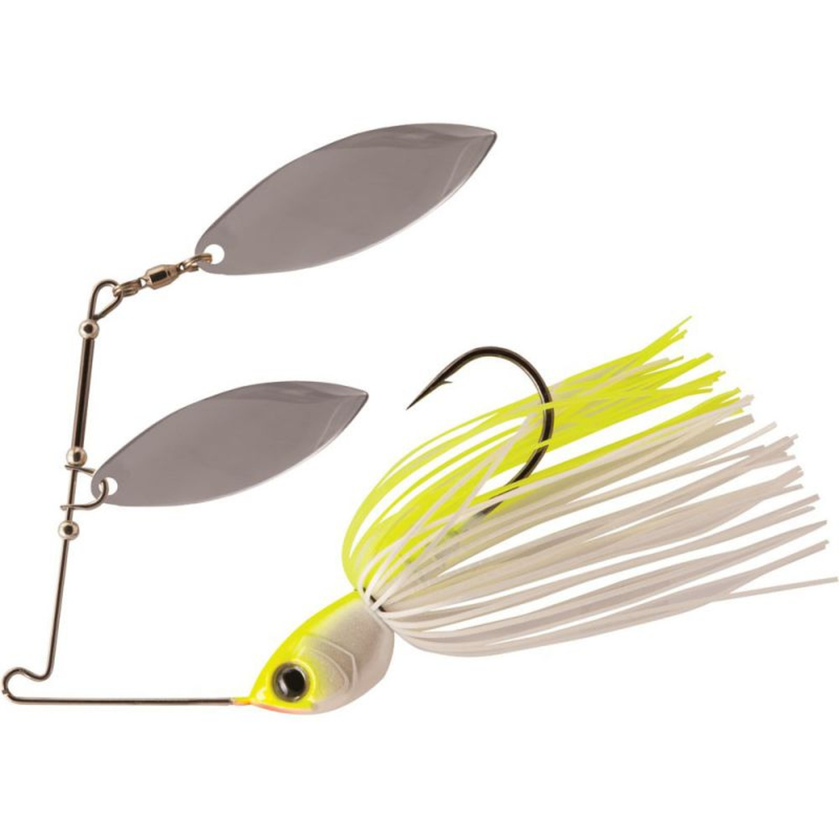 Rapture Sharp Spin Double Willow - 14.0 g - White Chartreuse