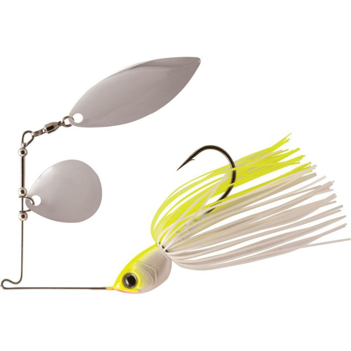 Rapture Sharp Spin Willow Colorado - 10.0 g - White Chartreuse