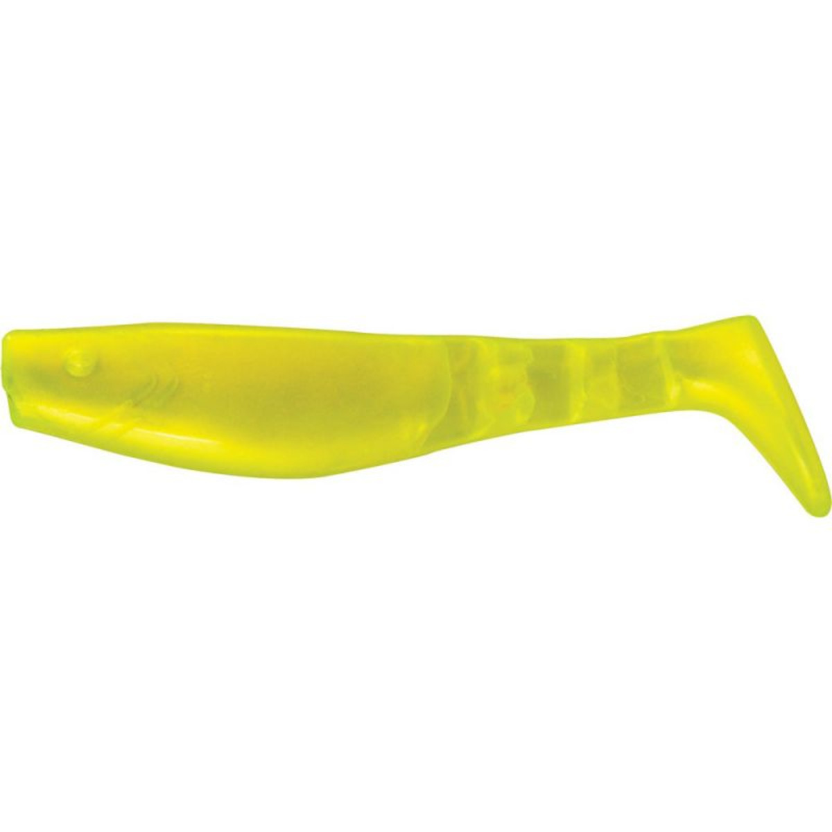 Rapture Slugger Shad Set 6 PZ - 75 mm - 7.5 / 10 g - Neon Yellow